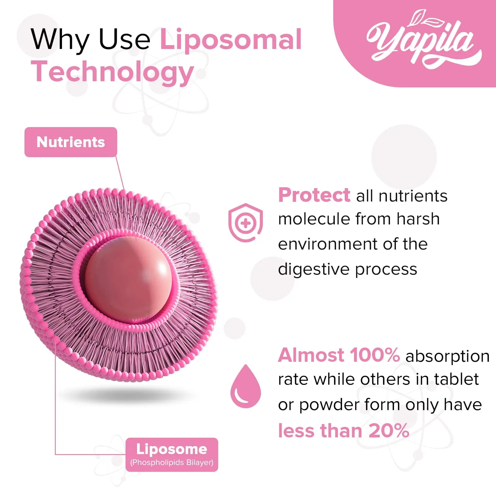 Liposomal Collagen Biotin Capsules, Hydrolyzed Bovine Collagen Peptides 1700 mg, Types 1 & 3 Protein - AB Mystery