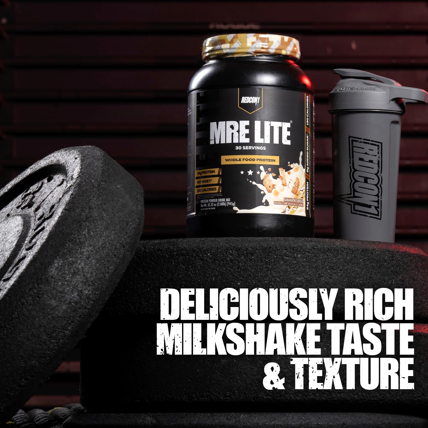 REDCON1 MRE Lite Whole Food Protein Powder, Oatmeal Chocolate Chip - Low Carb - AB Mystery