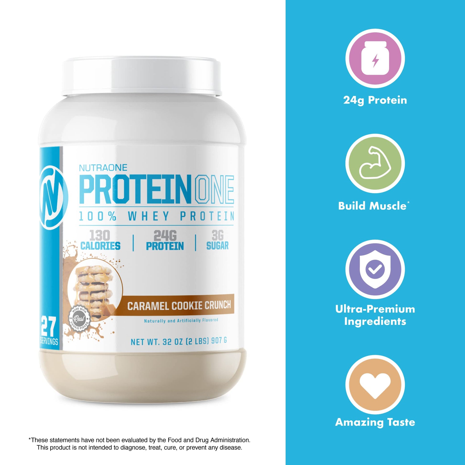 ProteinOne Whey Protein by NutraOne —Promote Recovery and Build Muscle - AB Mystery