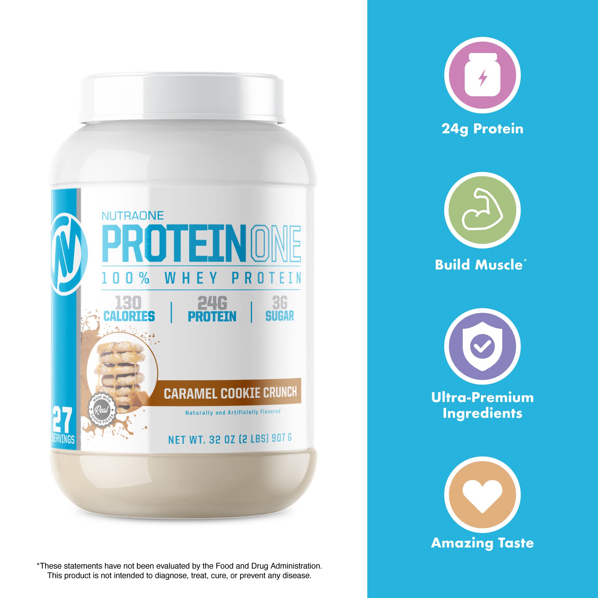 ProteinOne Whey Protein by NutraOne —Promote Recovery and Build Muscle - AB Mystery