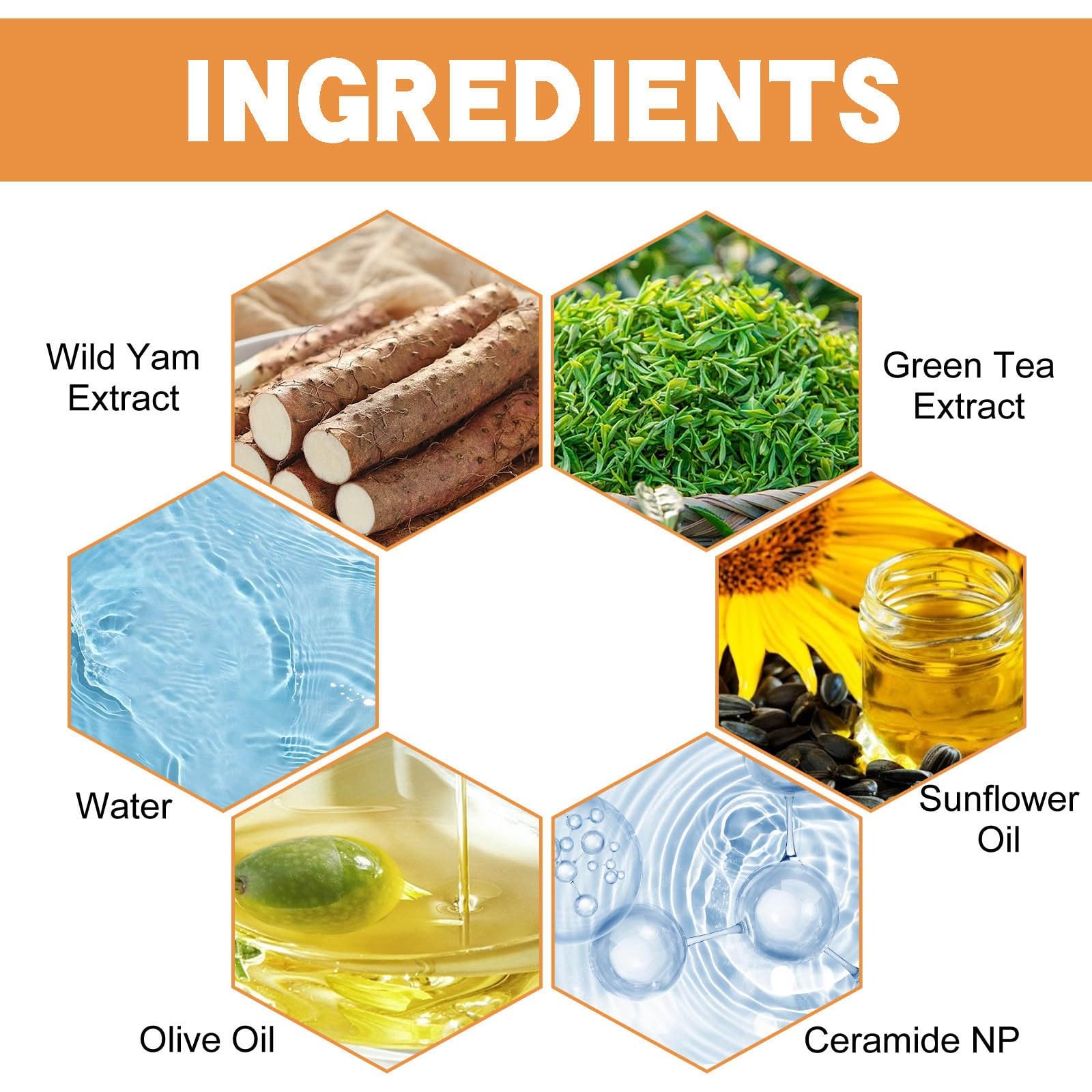 Mzluyin Wild Yam Cream,Annas Wild Yam Cream Organic Wild Yam Root Cream - AB Mystery