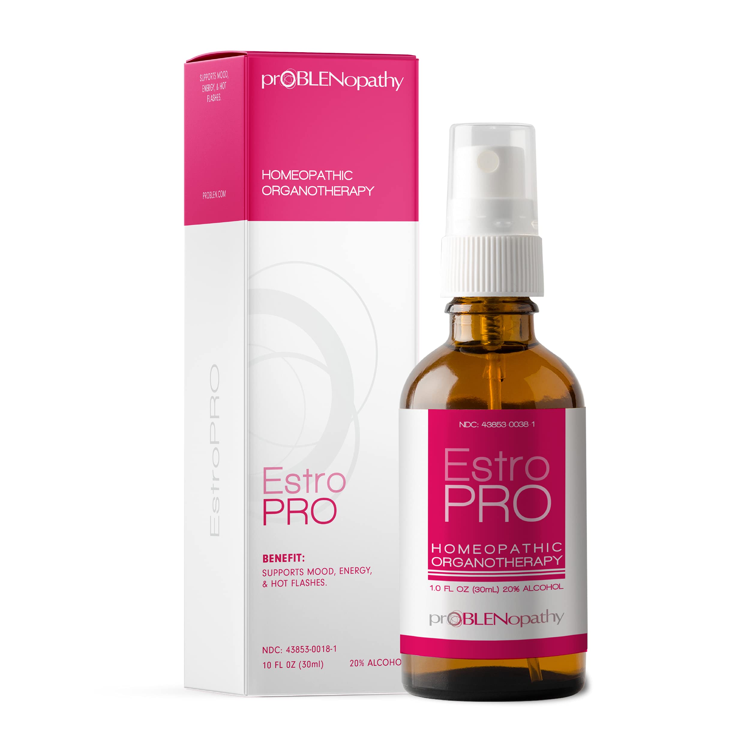 proBLEN Estrogen & Progesterone Oral Spray for Hormone Balance & Menopause Care 30ml 