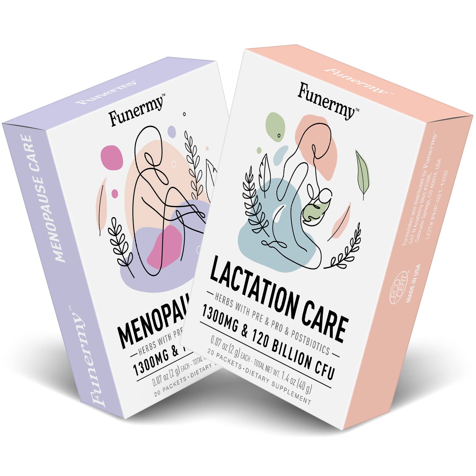 Funermy Postnatal Probiotics Breastfeeding Supplement and Menopause Supplement for Women
