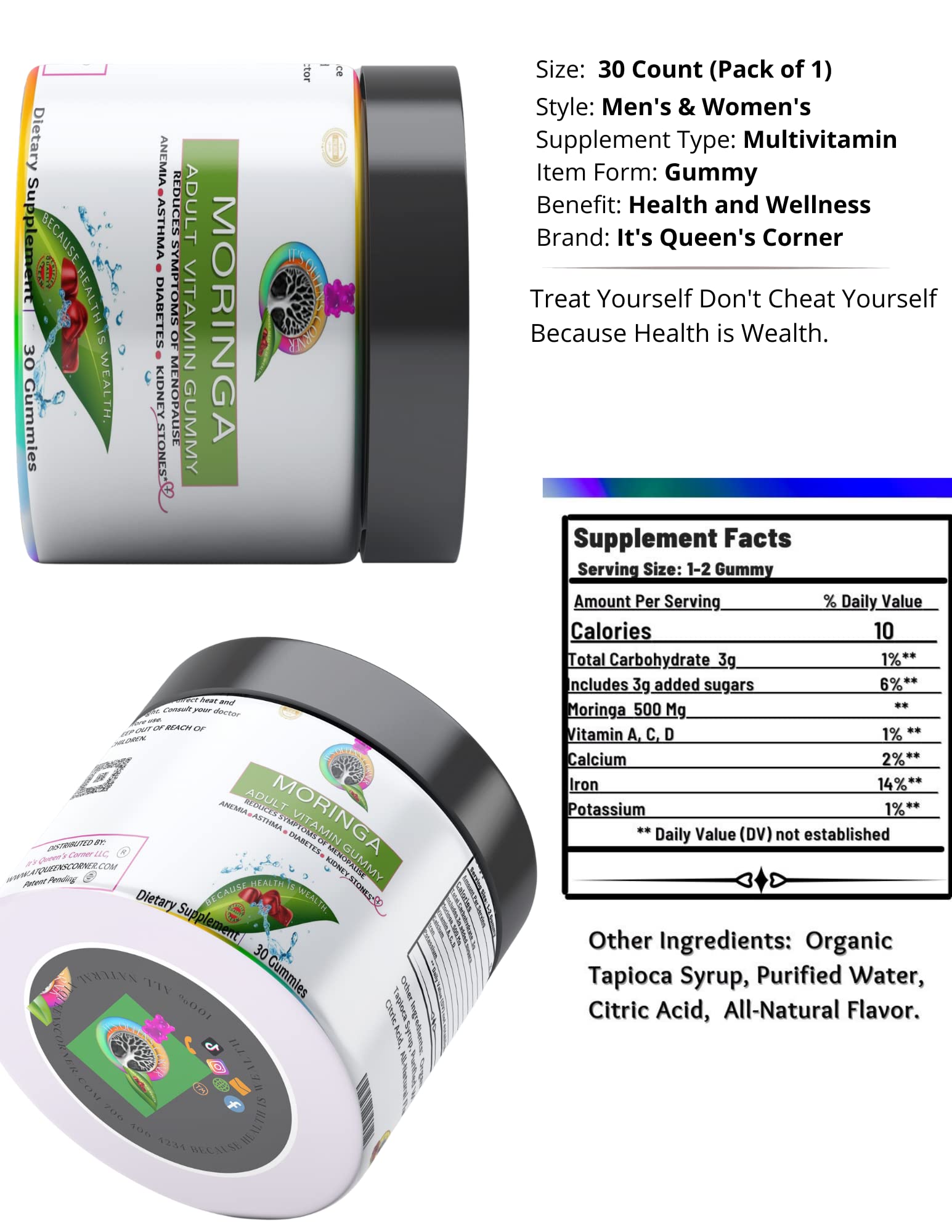 Moringa- Adult Supplement Gummy - AB Mystery