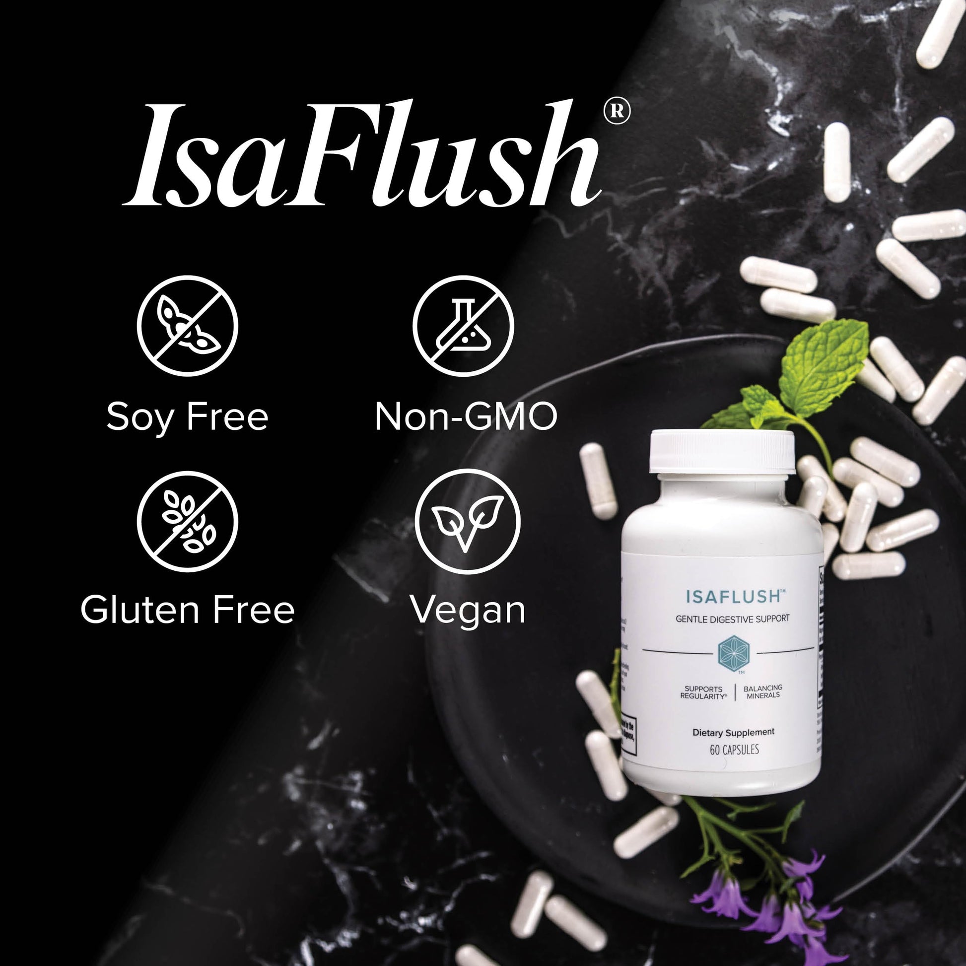 Isagenix IsaFlush - Gentle Digestive Support with Balanced Minerals Encouraging - AB Mystery