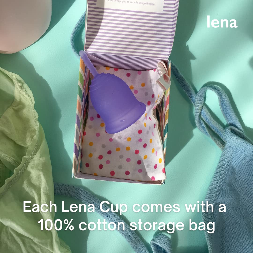 Lena Sensitive Menstrual Cup | Reusable Beginner Period Cup | Wear for 12 Hours - AB Mystery