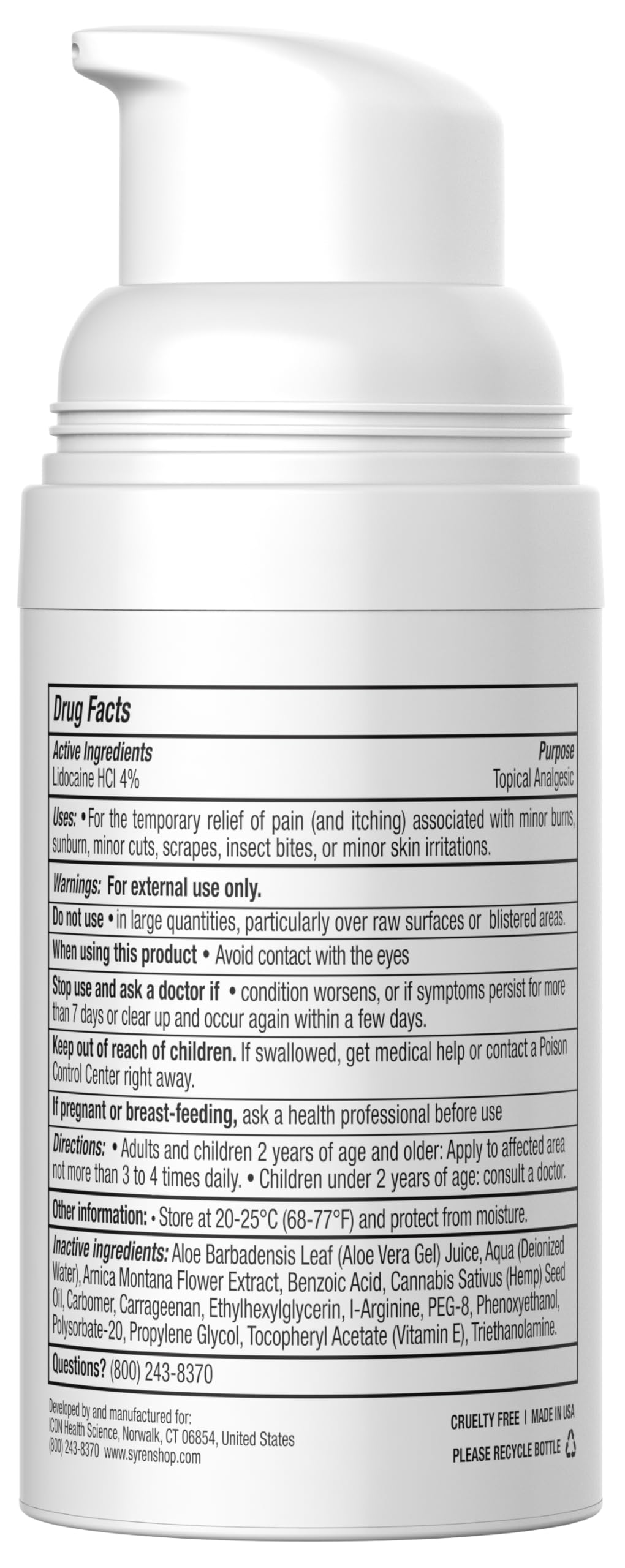 Syren Intimate Relief - Intimate Pain Relieving Gel - Relieves Vulva Pain, Throbbing, Spasms - AB Mystery