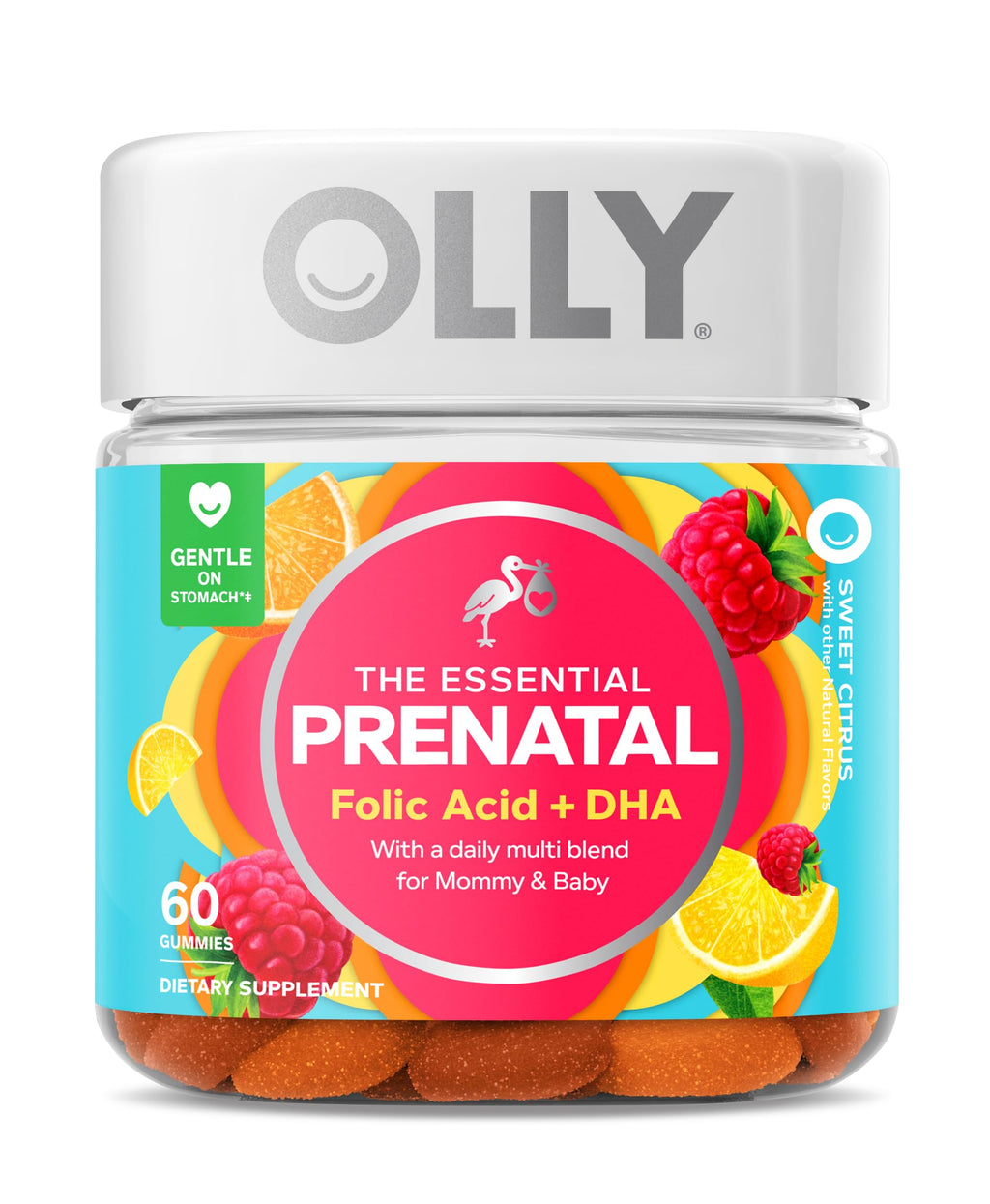 OLLY The Essential Prenatal Gummy Multivitamin, 30 Day Supply OLLY