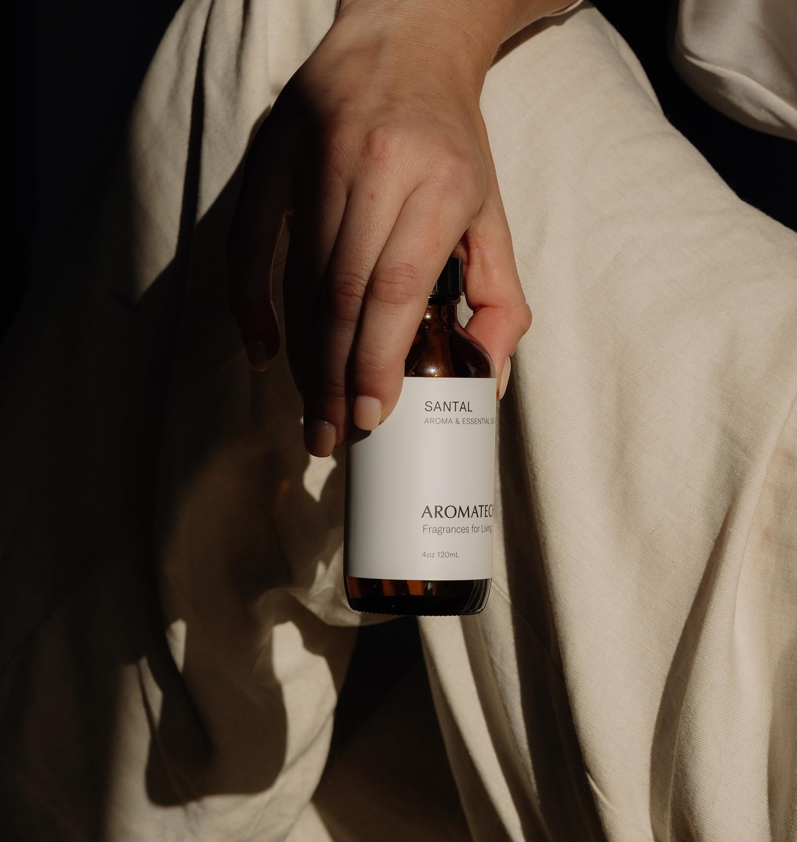 AromaTech Santal Aroma Essential Oil Blend, Aromatherapy with Patchouli and Cedarwood for Diffuser - AB Mystery