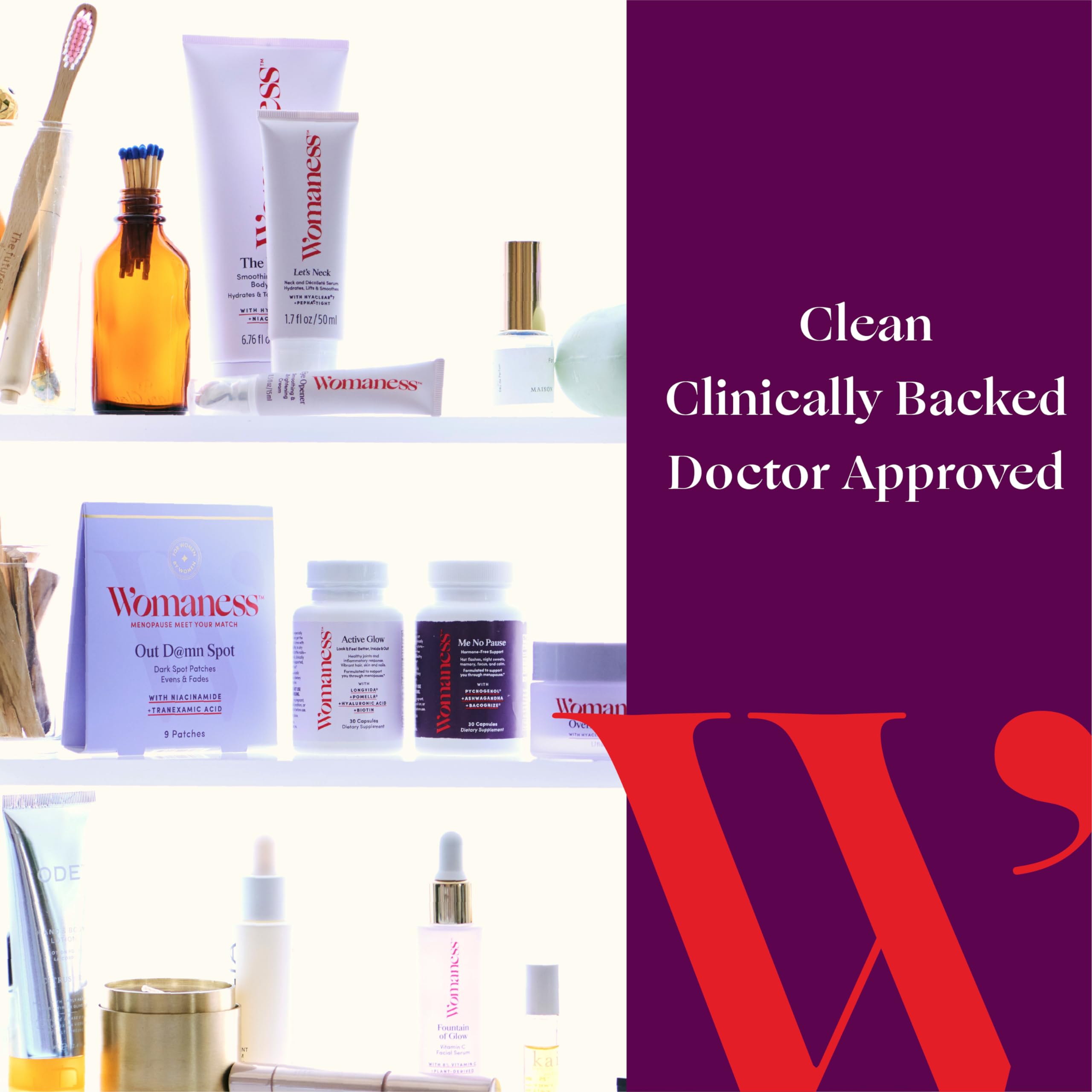 Womaness Menopause Supplements for Women - Menopause Relief for Hot Flashes & Night Sweats - AB Mystery