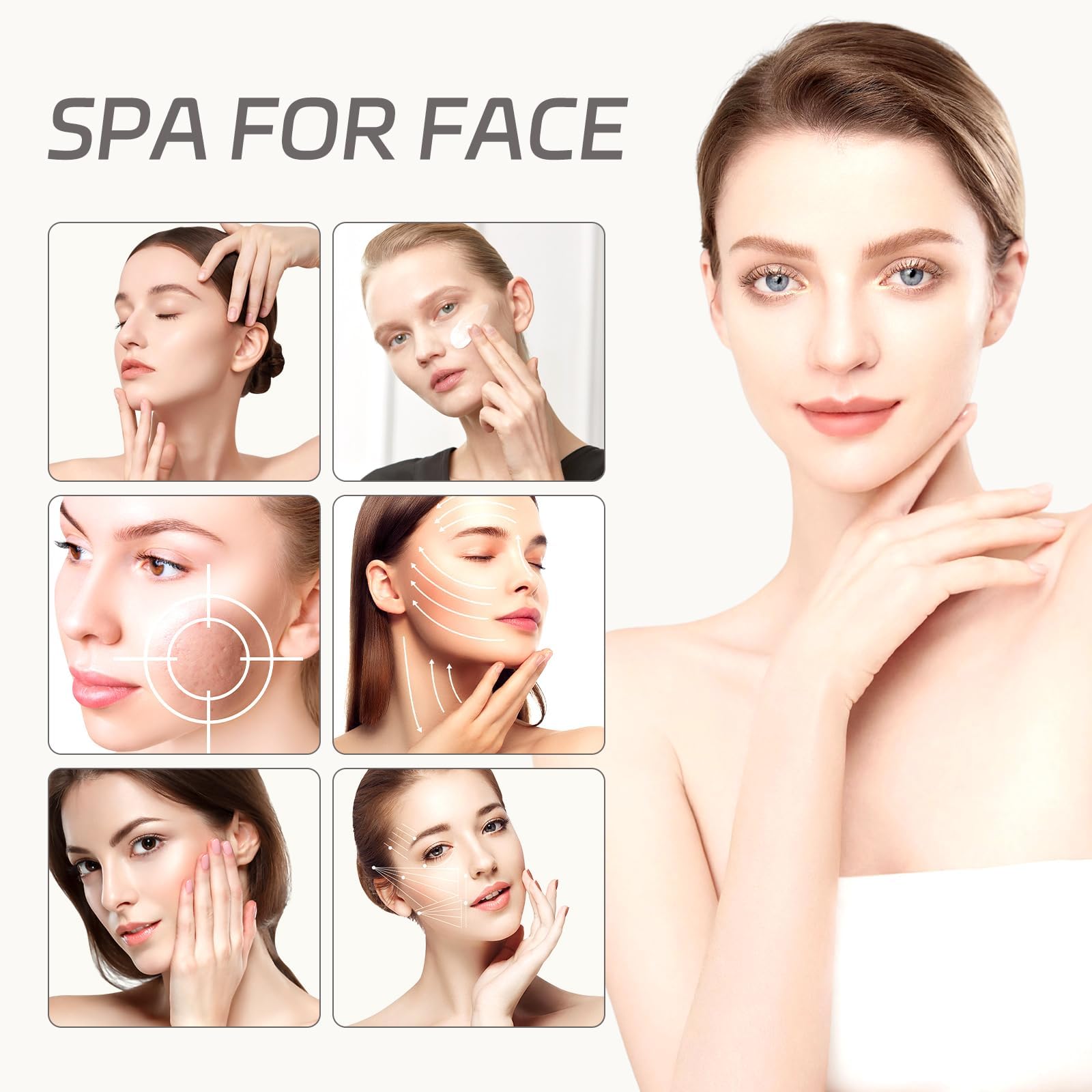 Shomterade Red Light for Face with Base, 100LEDs 3-in-1 Chips Infrared Light Lamp, 660nm ＆850nm - AB Mystery