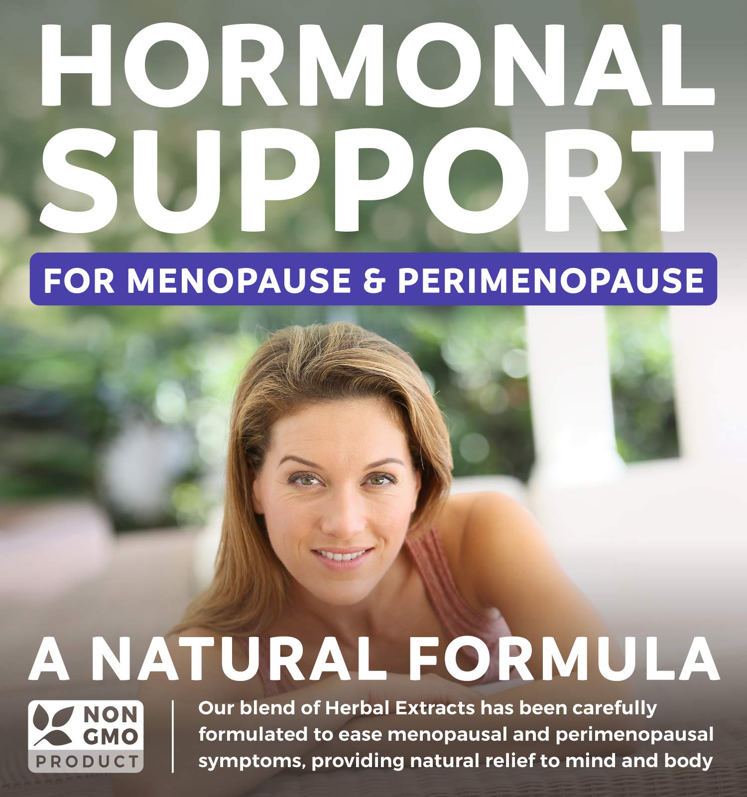 Complete Menopause Relief (Non-GMO) Multi-Symptom Relief From Hot Flashes, Night Sweats, Mood Swings - AB Mystery
