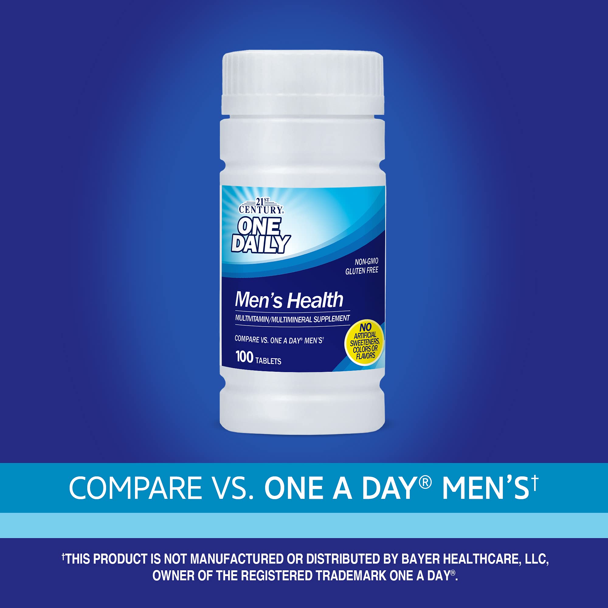 21st Century One Daily Men's Health Tablets, 100 Count - AB Mystery