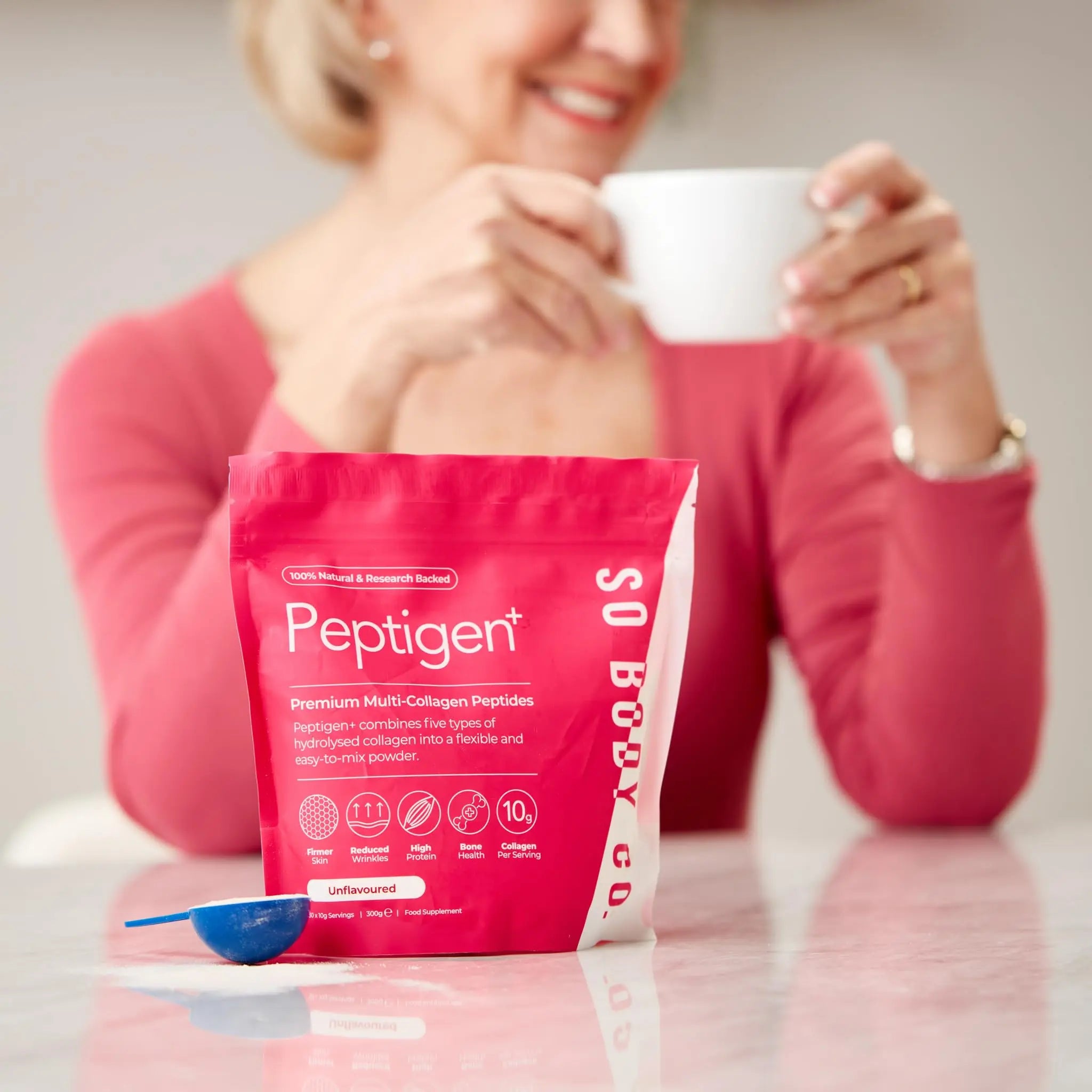 SoBodyCo Premium Collagen Supplement, Unique 5 Types of Collagen Powder, 300000mg, Collagen Peptides, Collagen So Body Co