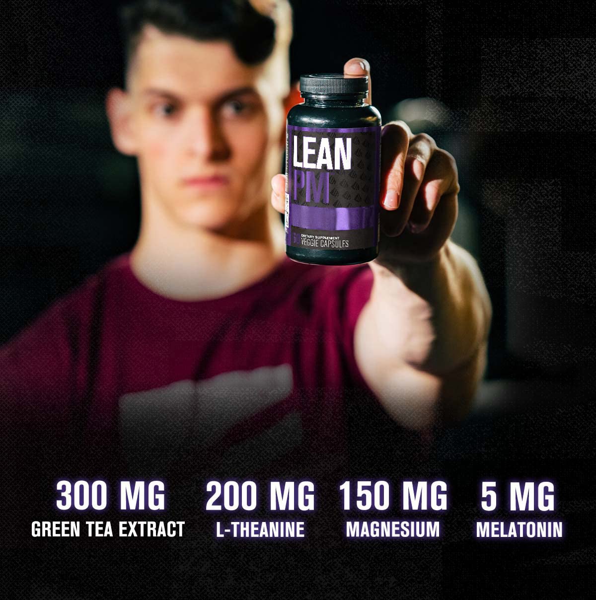 Jacked Factory Lean PM Night Time Body Support and Sleep Aid Supplement - Sleep Sup - AB Mystery