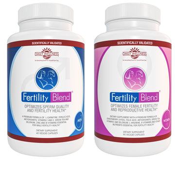 Fertility Blend Fertility Vitamins for Conception for Women and Men Bundle - 1 Month