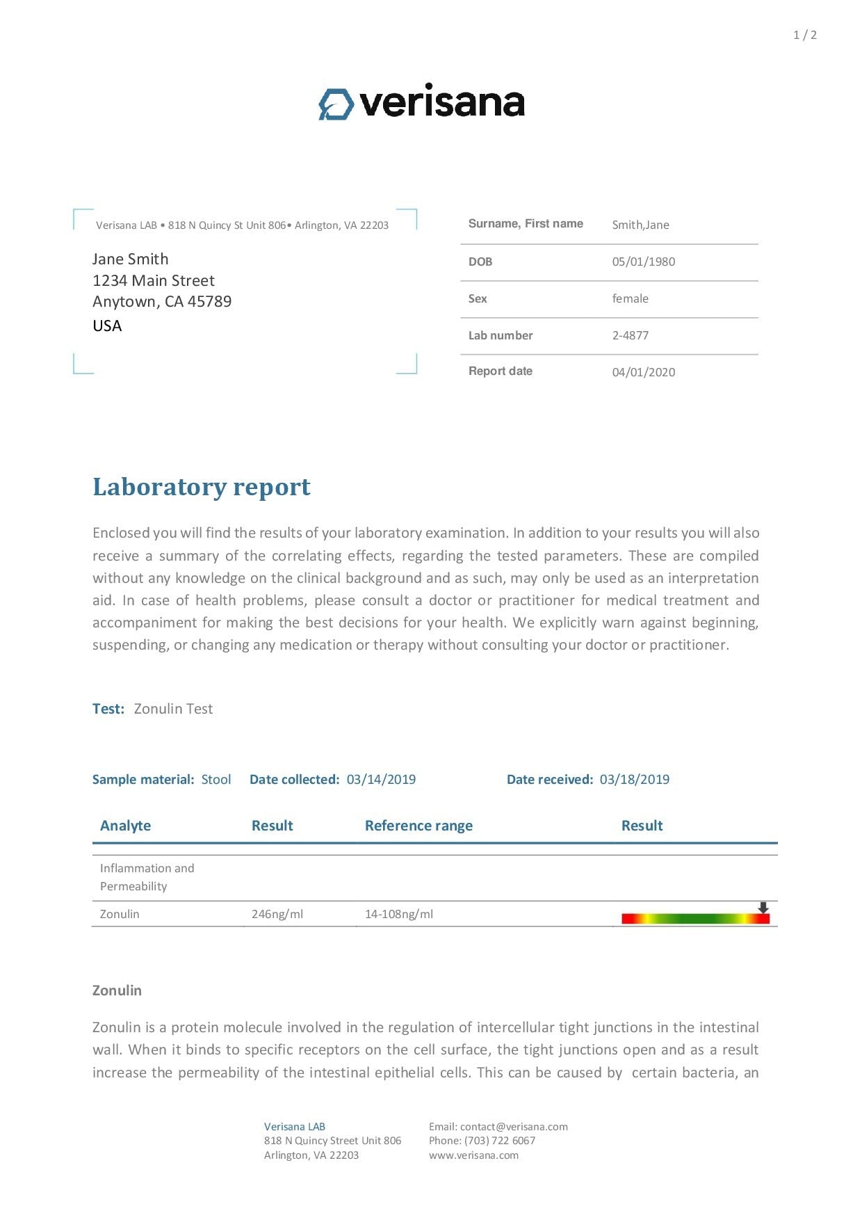 Candida & Helicobacter & Zonulin Test – Lab Testing Kit for Diagnosing Candida, H Pylori and Zonulin - AB Mystery
