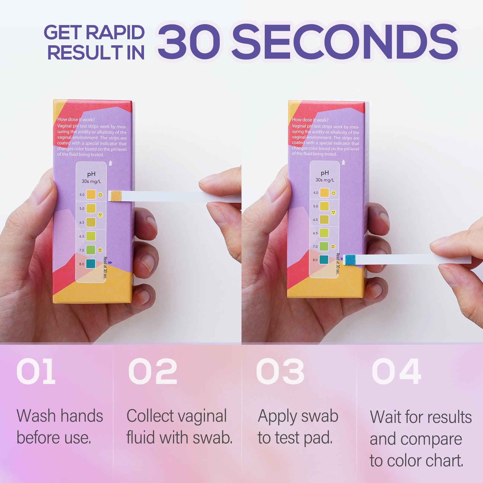 Vaginal pH Test Strips for Women, Convenient Testing Solution for Assessing and Maintaining - AB Mystery