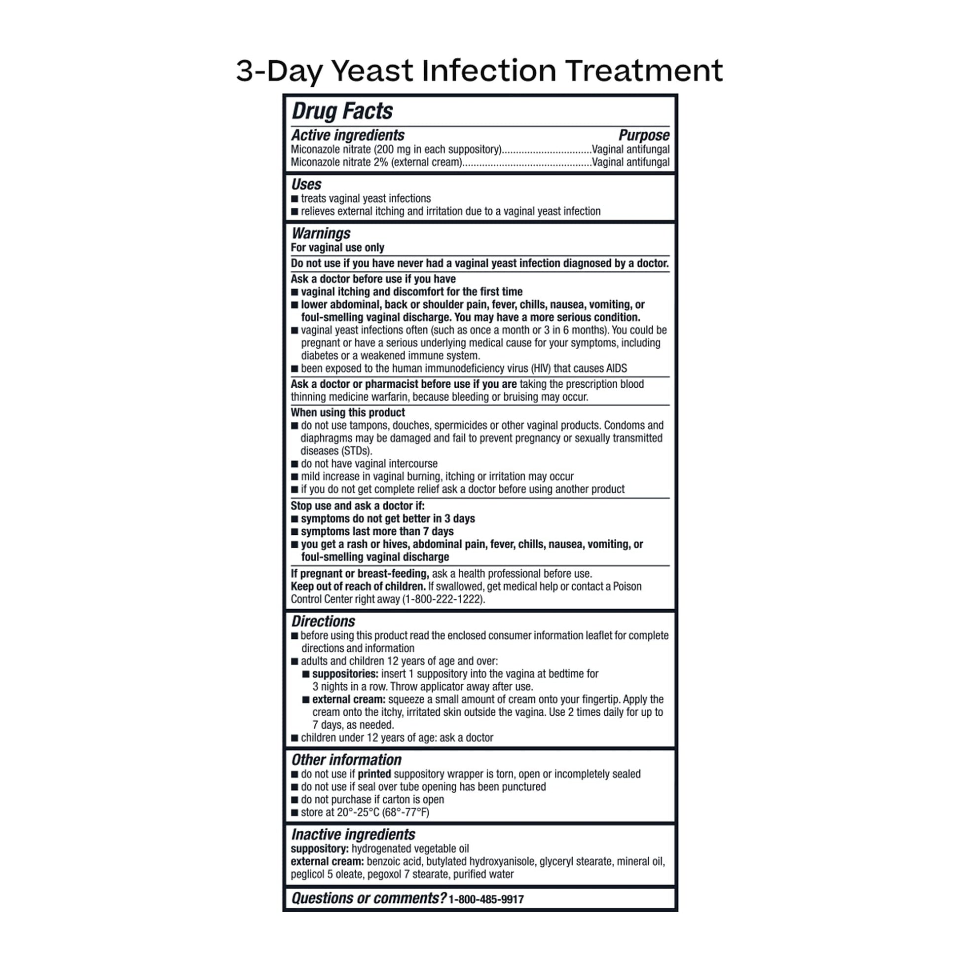 Stix 3-Day Yeast Infection Treatment for Women - Relieves External Itching & Irritation - AB Mystery