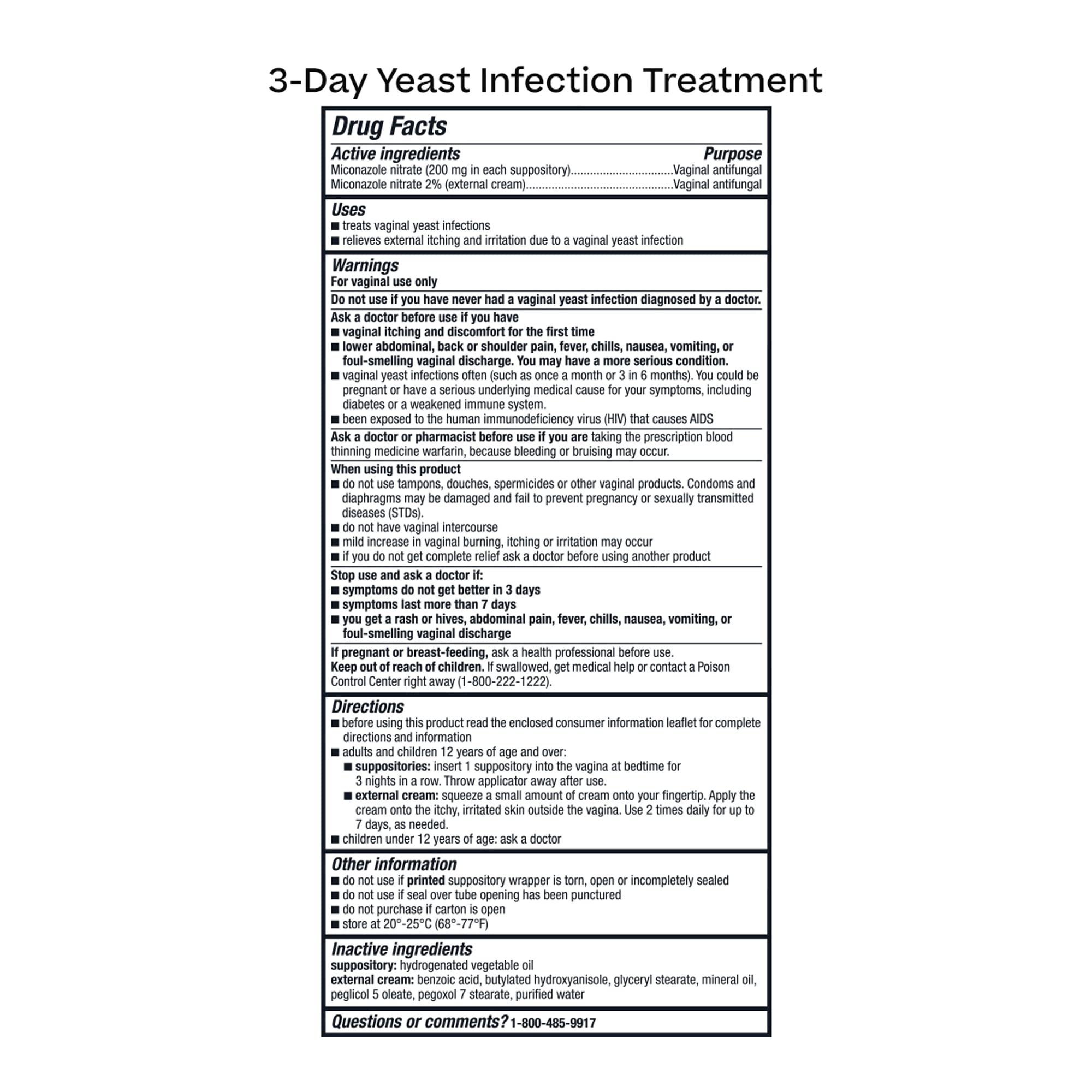 Stix 3-Day Yeast Infection Treatment for Women - Relieves External Itching & Irritation - AB Mystery