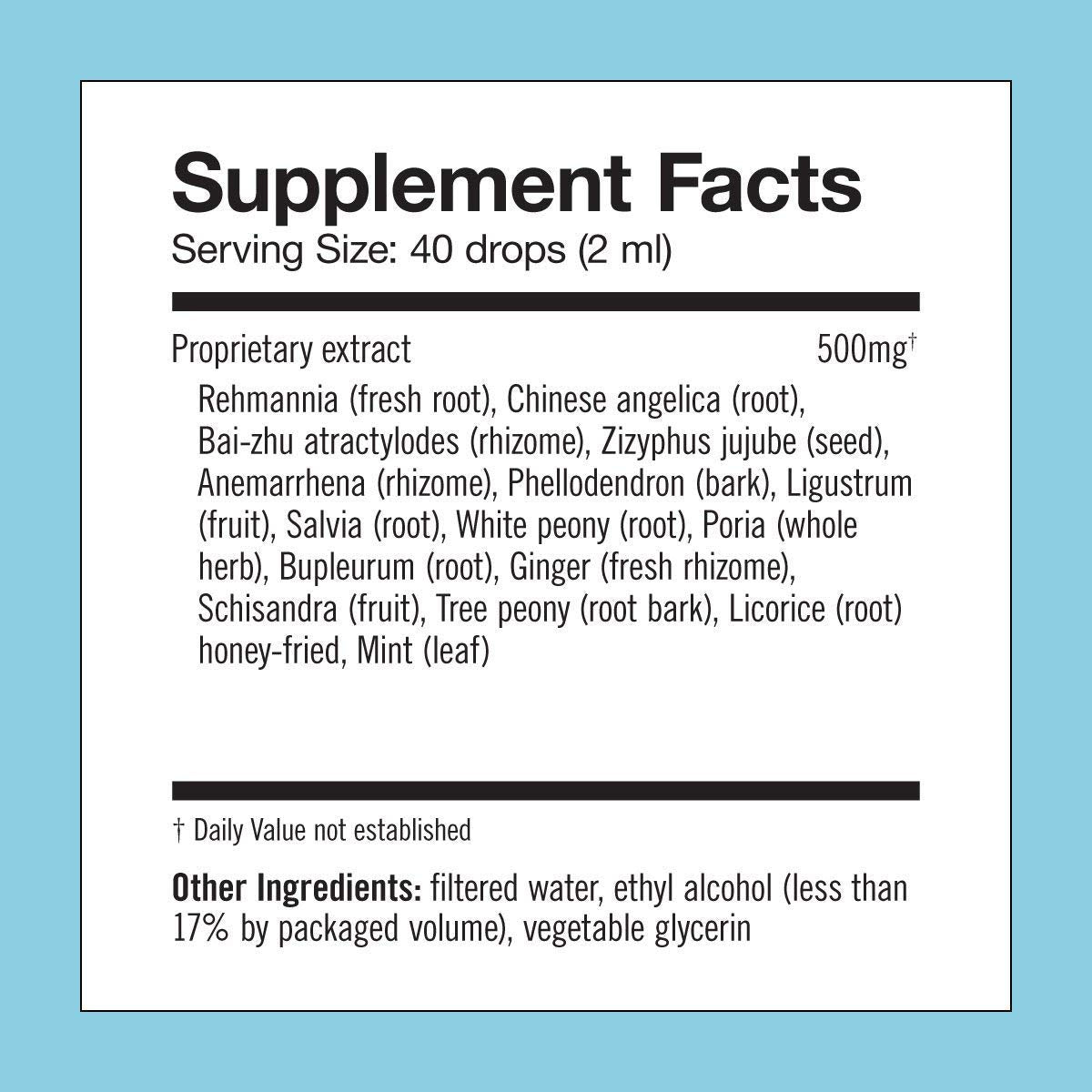 Herbalogic - Flashback Liquid Herb Drops - Natural Relief for Menopausal Hot Flashes, Night Sweats - AB Mystery