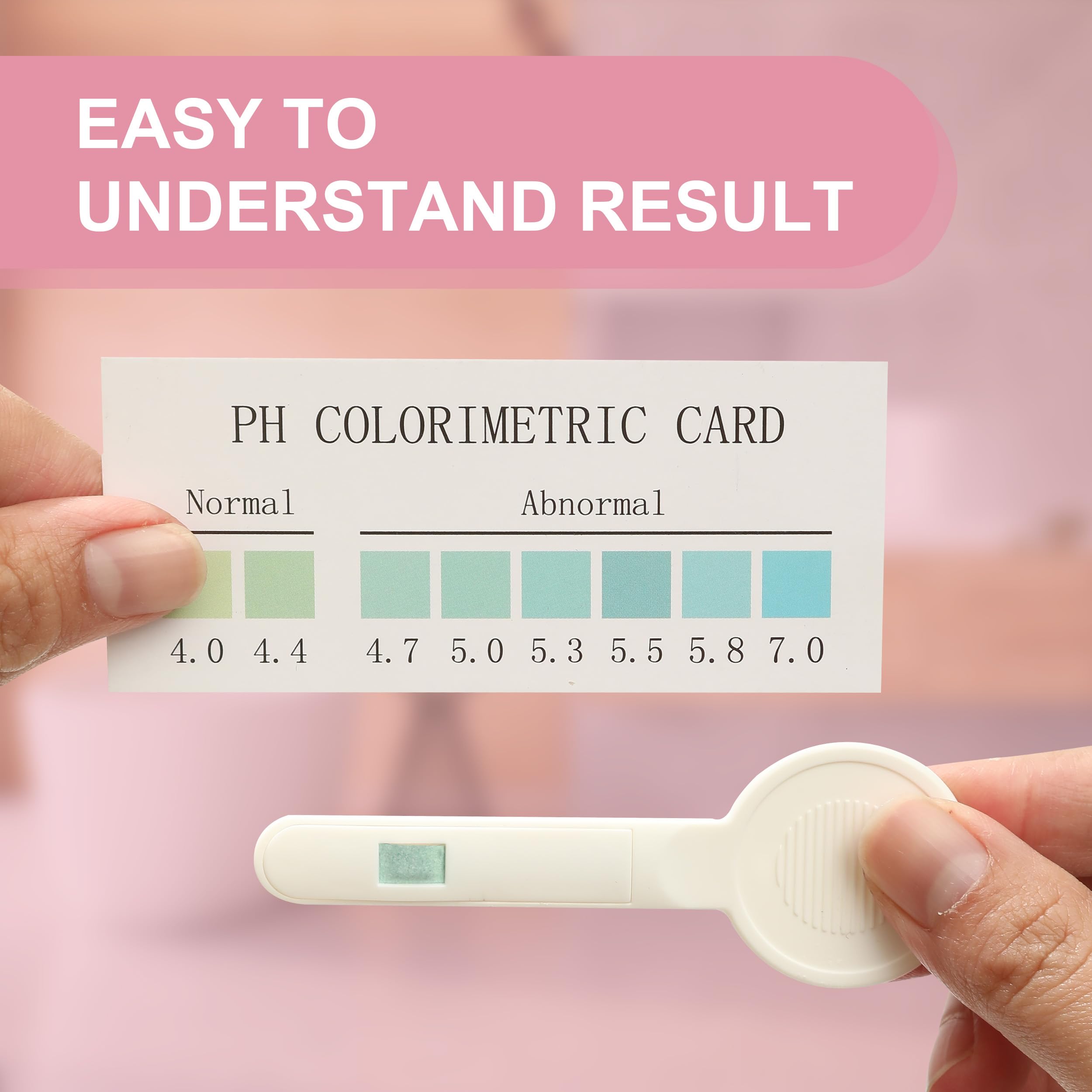 T TESTAHEAD Vaginal pH Test Strips, Feminine Health Vaginal pH Test Strips Kits - AB Mystery