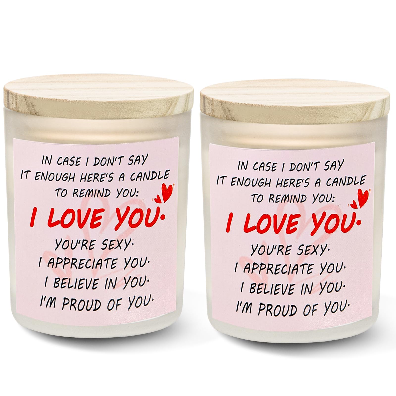 Gifts for Her Anniversary Candler - 2pack Valentine's Day Candle Gift,Wife Gifts Anniversary,Vanilla Lavender - AB Mystery