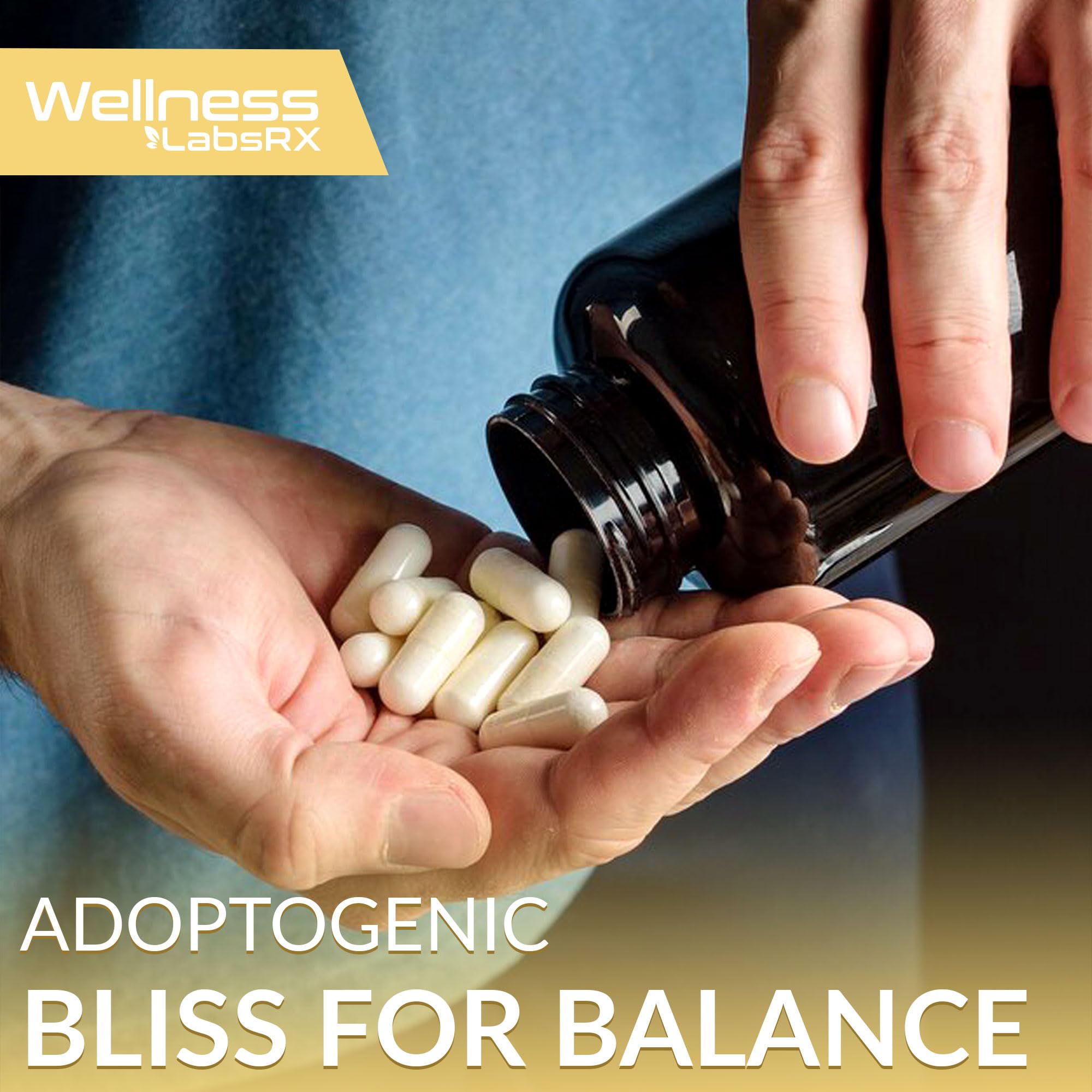 Lions Mane Supplement Capsules - 120 Count - Mushroom Supplement, Brain Supplements - AB Mystery