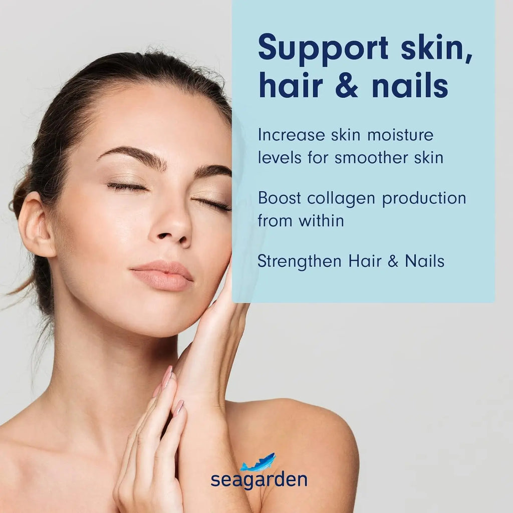 Seagarden Marine Collagen Powder + Vitamin C | Collagen Peptides Powder (Type I & III) - AB Mystery