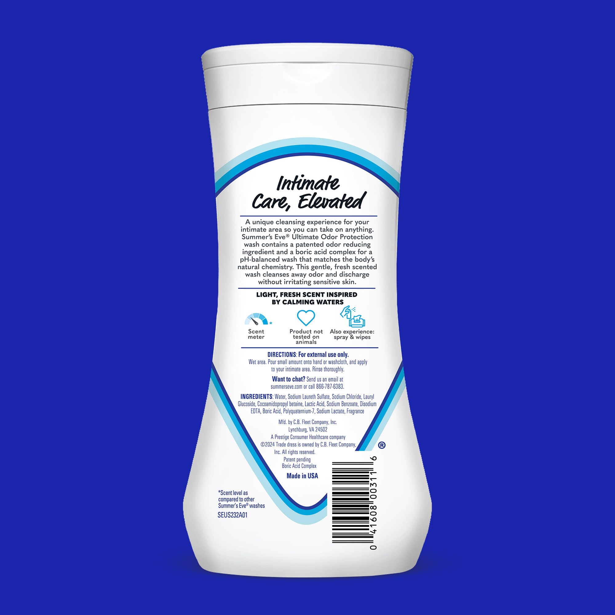 Summer's Eve, Ultimate Odor Control, Feminine Body Wash with Boric Acid, Removes Odor - AB Mystery