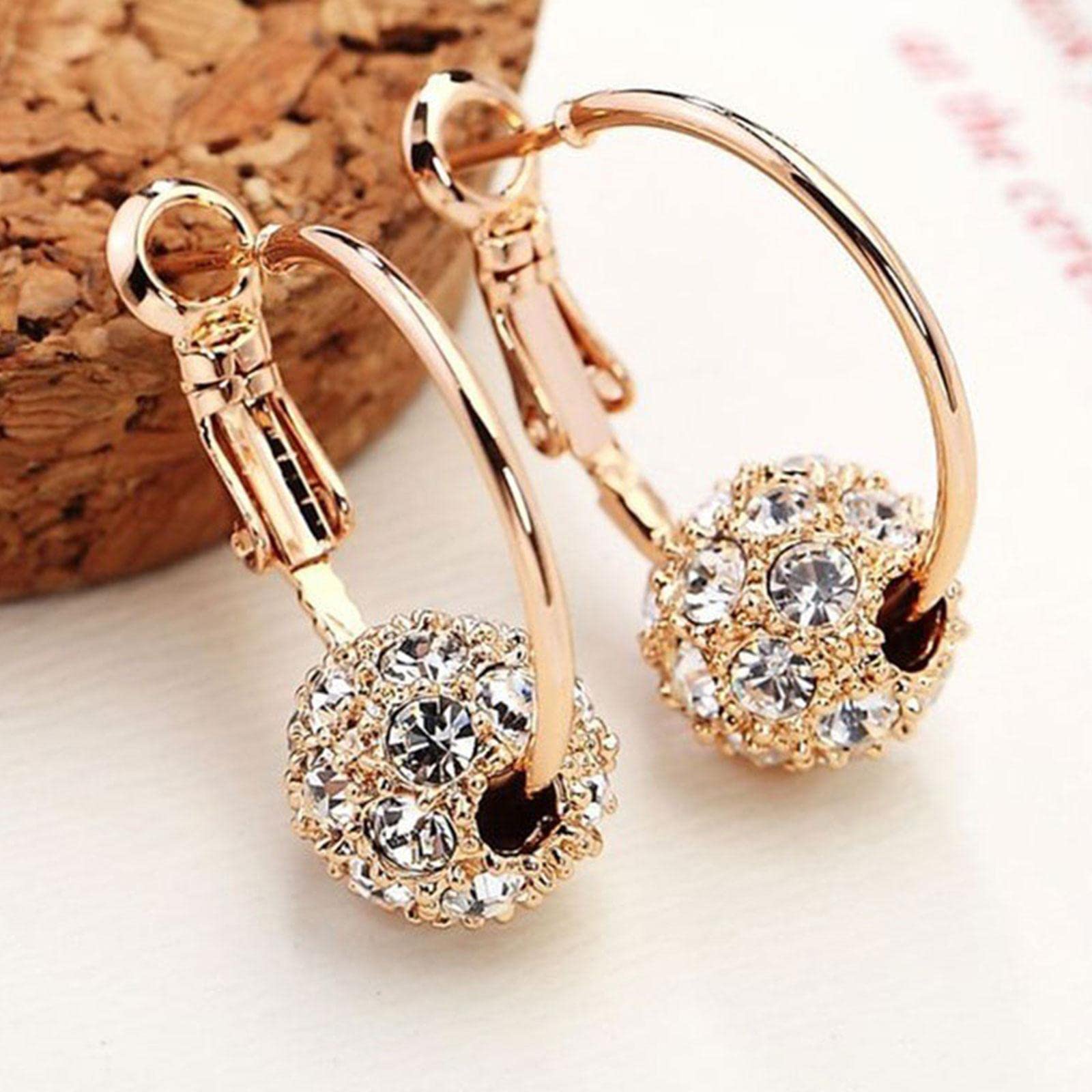 1 Pair Slimming Earrings, Weight Loss Earrings, Burning Fat Health Jewelry for Women Girls - AB Mystery
