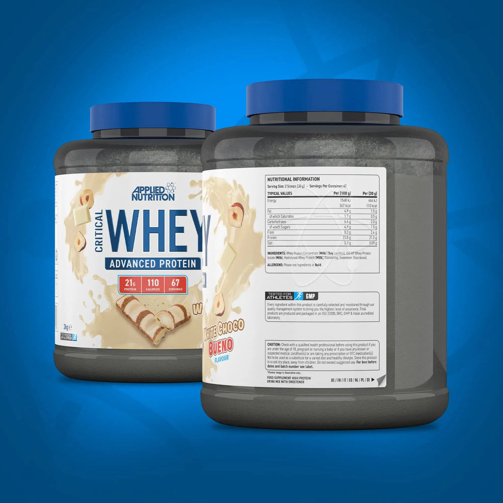 Applied Nutrition Critical Whey Protein Powder 2kg - High Protein Powder, Protein Milkshake Applied Nutrition