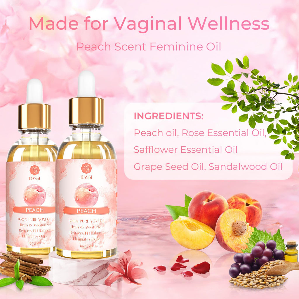 2 Pack Yoni Essential Oil Organic Feminine Oil Eliminates Odor Vaginal Moisturizer for Wetness - AB Mystery