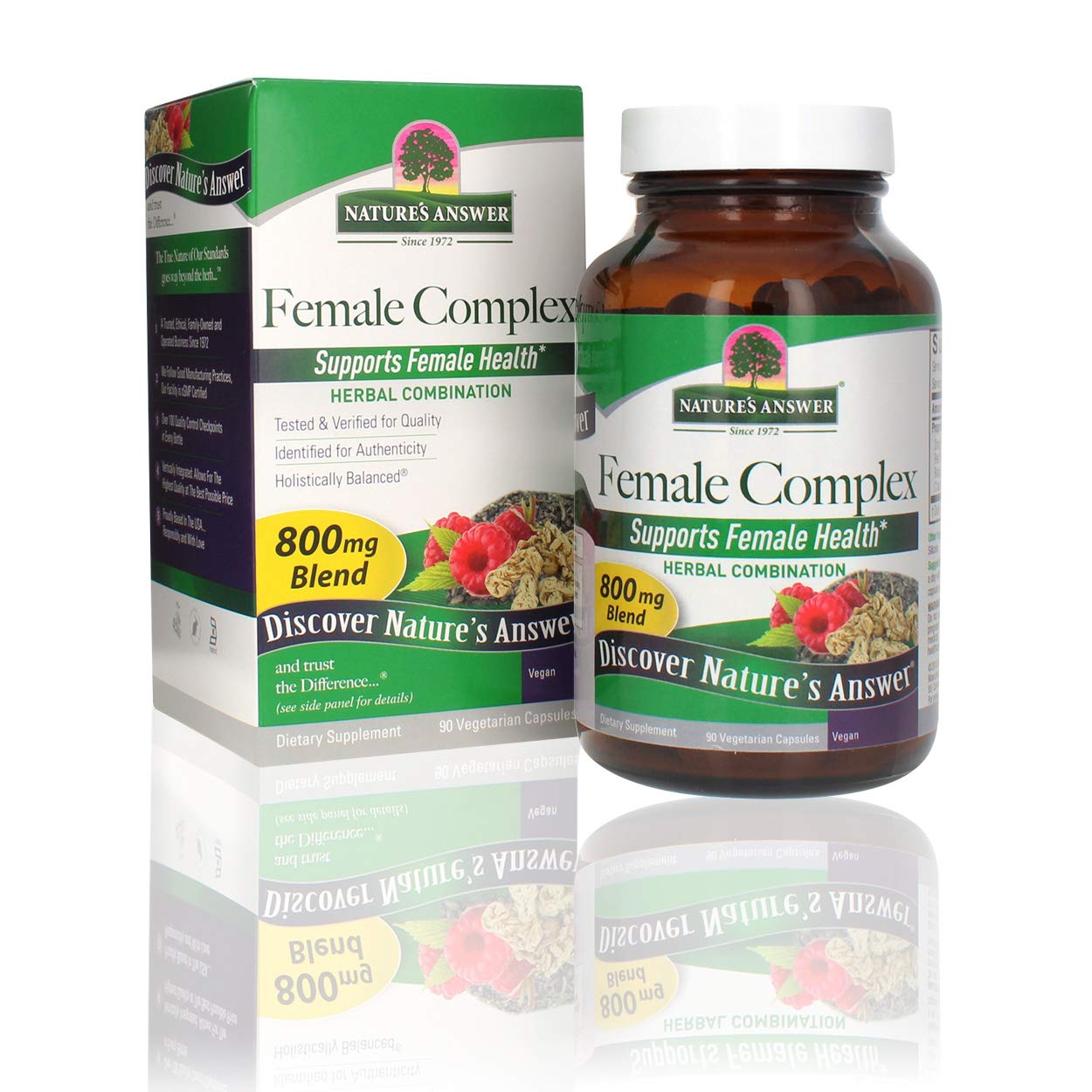 Nature's Answer Female Complex 800mg 90-Capsules | Menopause Symptom Support