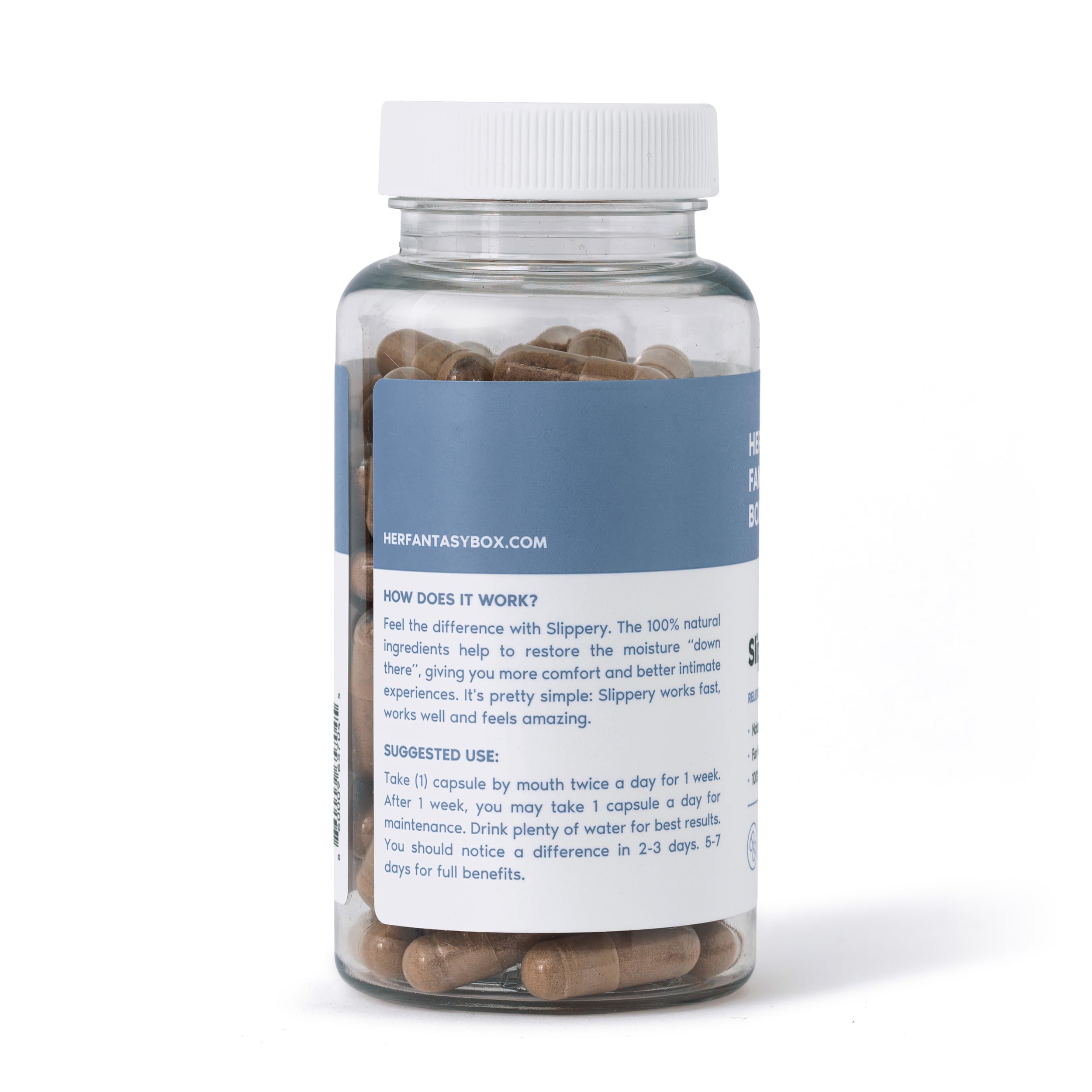 Her Fantasy Box Slippery Box Feminine Care for Vaginal Health | Feminine Care for Women, 60 Fast - AB Mystery