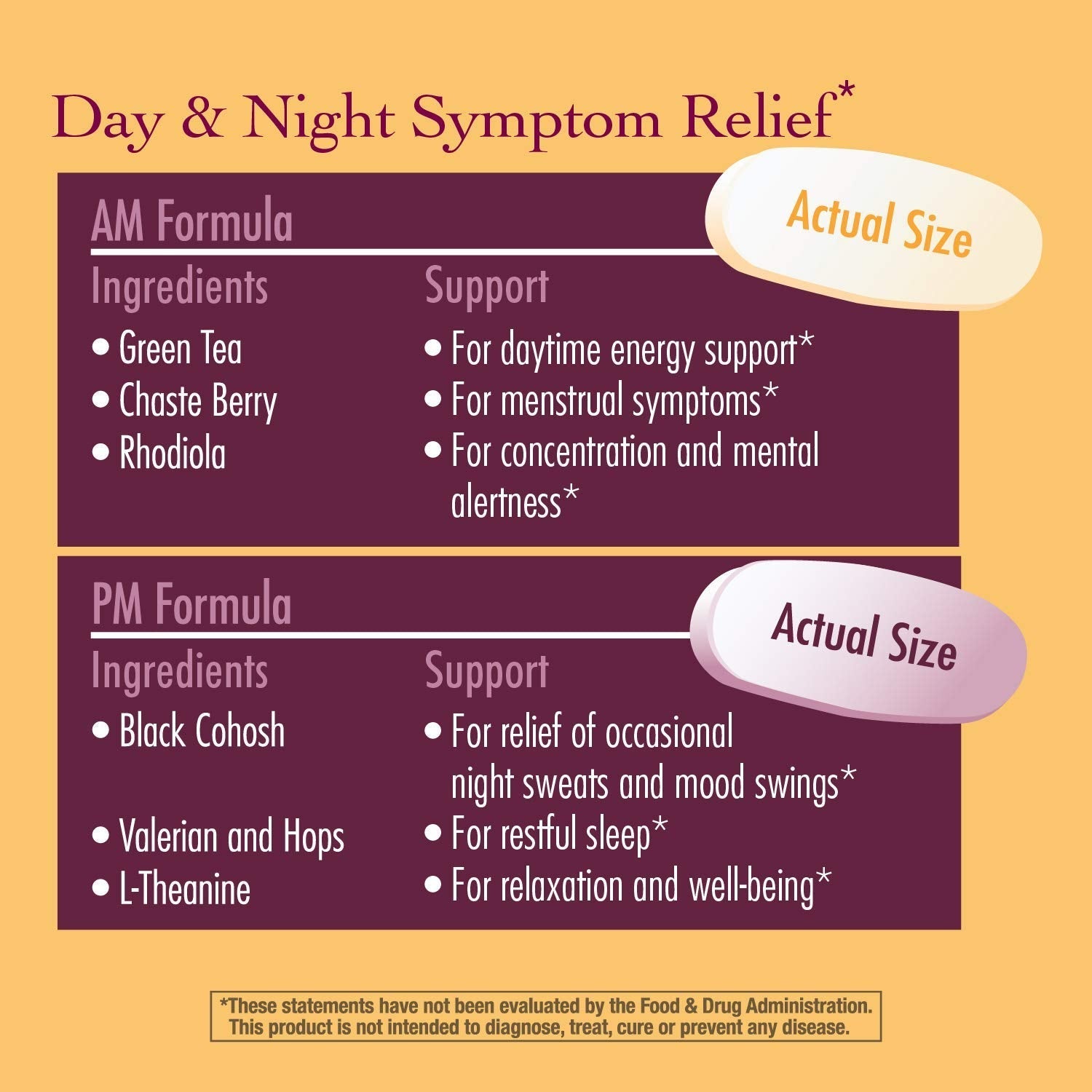 Nature's Way AM/PM PeriMenopause and Menstrual Cycle Symptom Support - AB Mystery