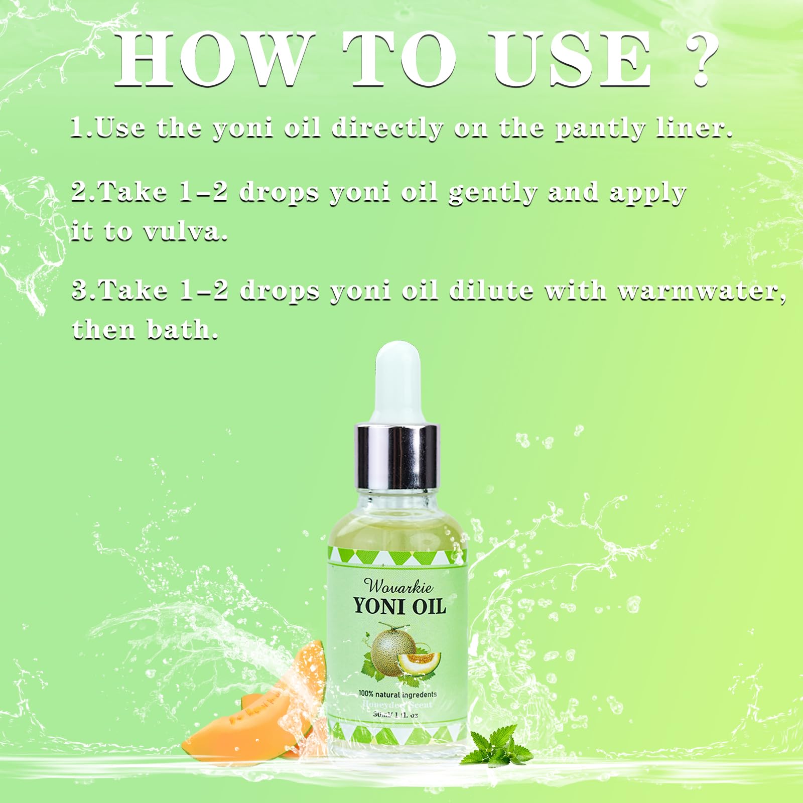 2 Packs Yoni Oil for Women, 1 fl oz/30 ml Feminine Oil Intimate Deodorant for Women, Restores Ph - AB Mystery