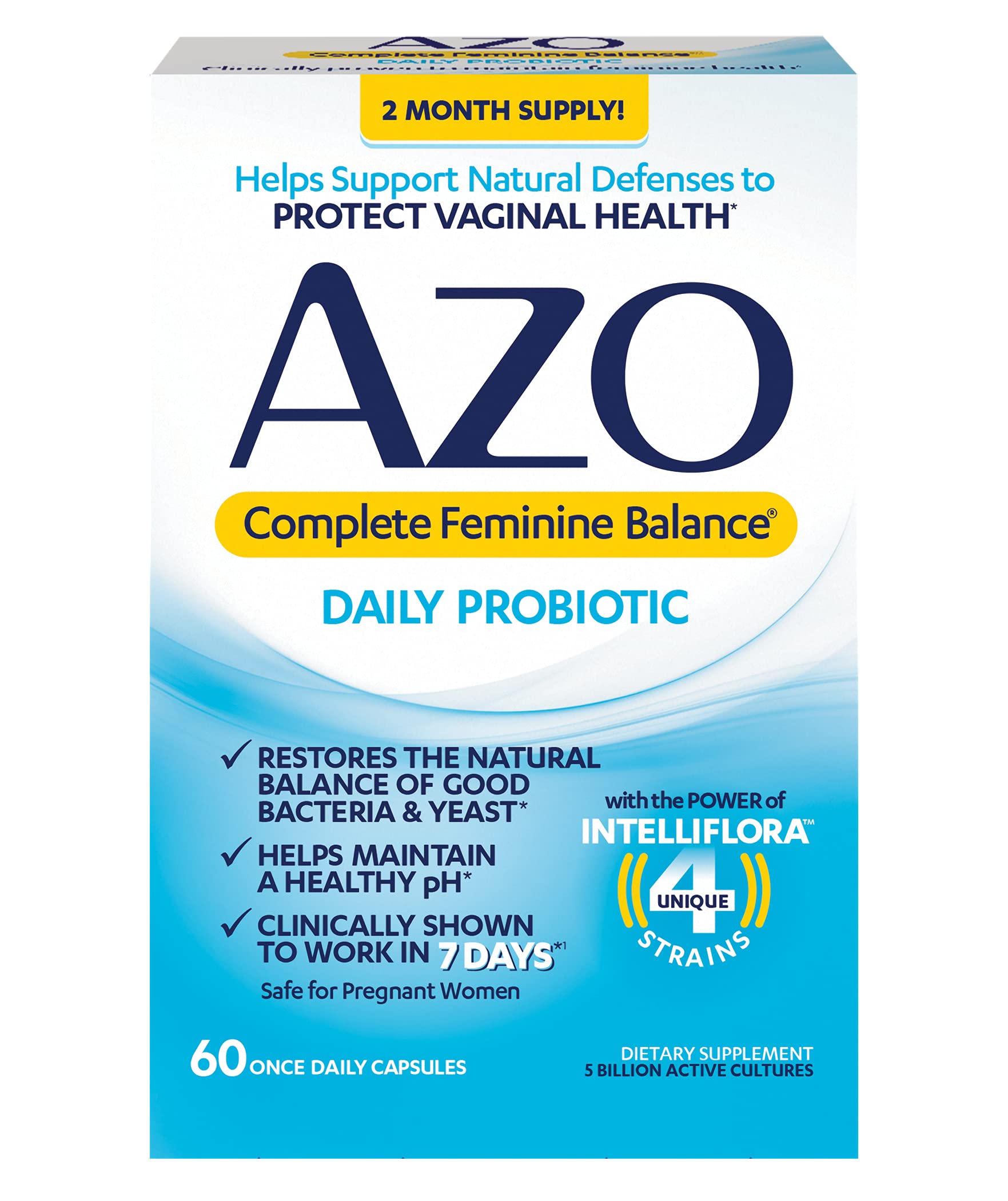 AZO Complete Feminine Balance Daily Probiotics for Women & D Mannose Urinary Tract Health - AB Mystery