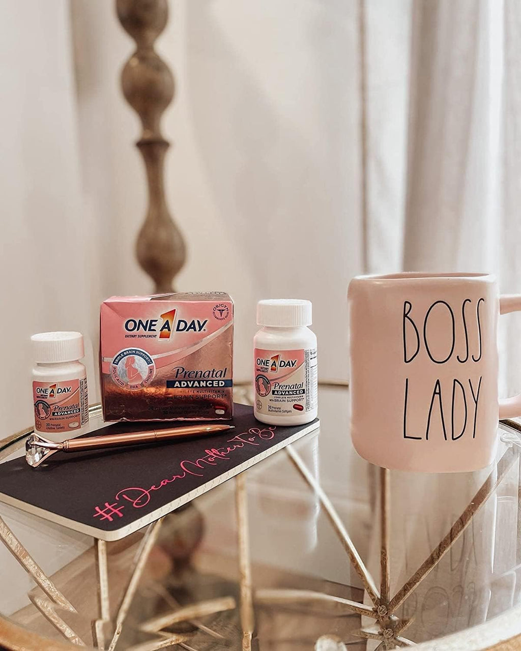 One A Day Women’s Prenatal Complete Multivitamin with Choline, Folic Acid, Omega-3 DHA & Iron Adventure Home