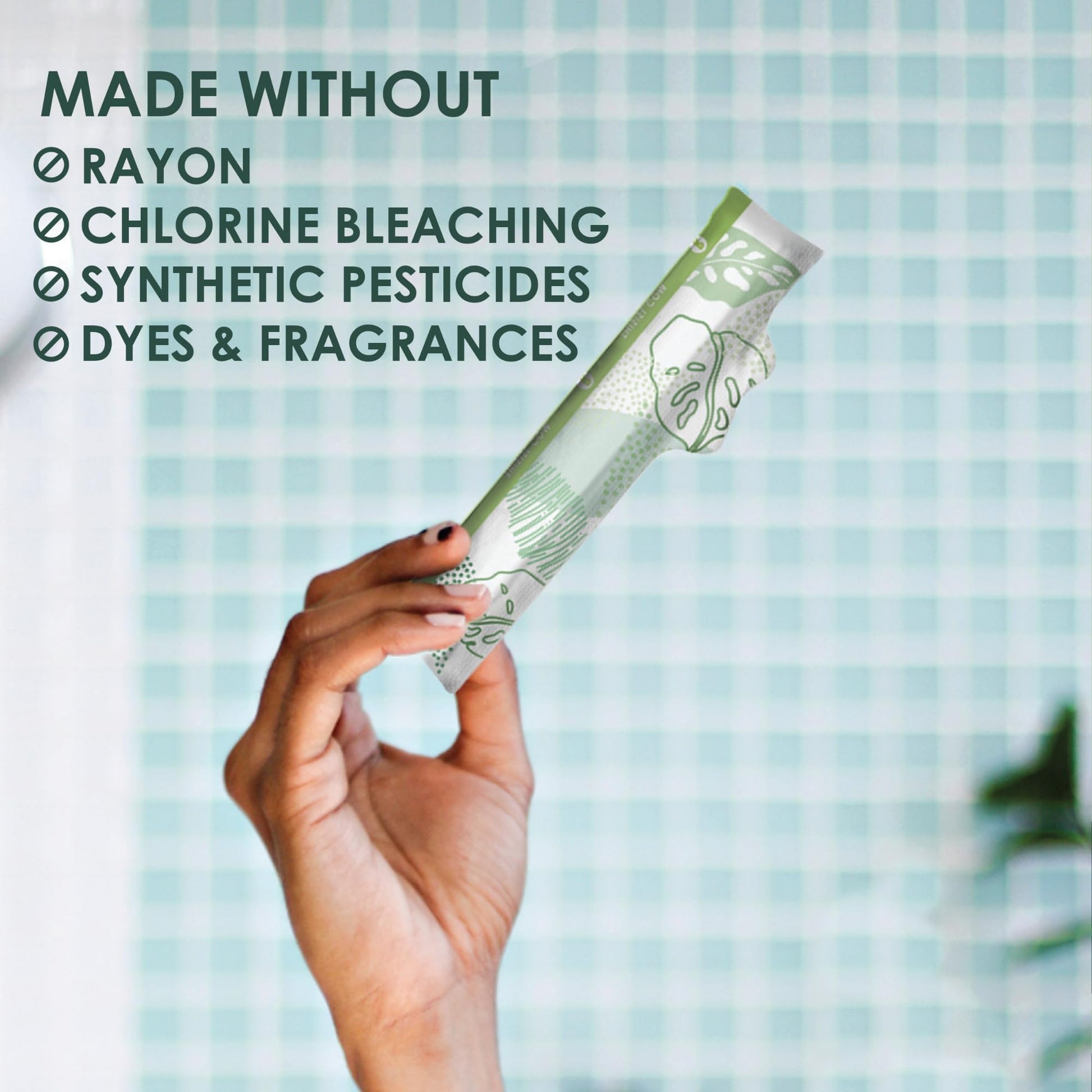 L. Organic Cotton Tampons - Regular 42 Count x 2 Packs (84 Count Total) (Packaging May Vary) - AB Mystery