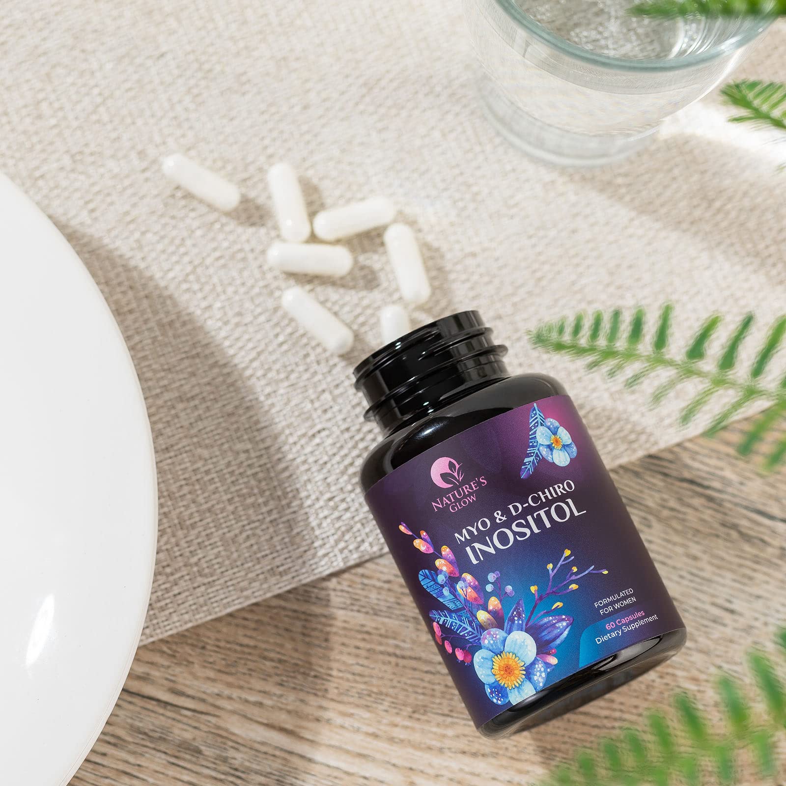 Myo-Inositol & D-Chiro Inositol Blend - 30 Day Supply, Premium 40:1 Ratio, Hormone Sup - AB Mystery