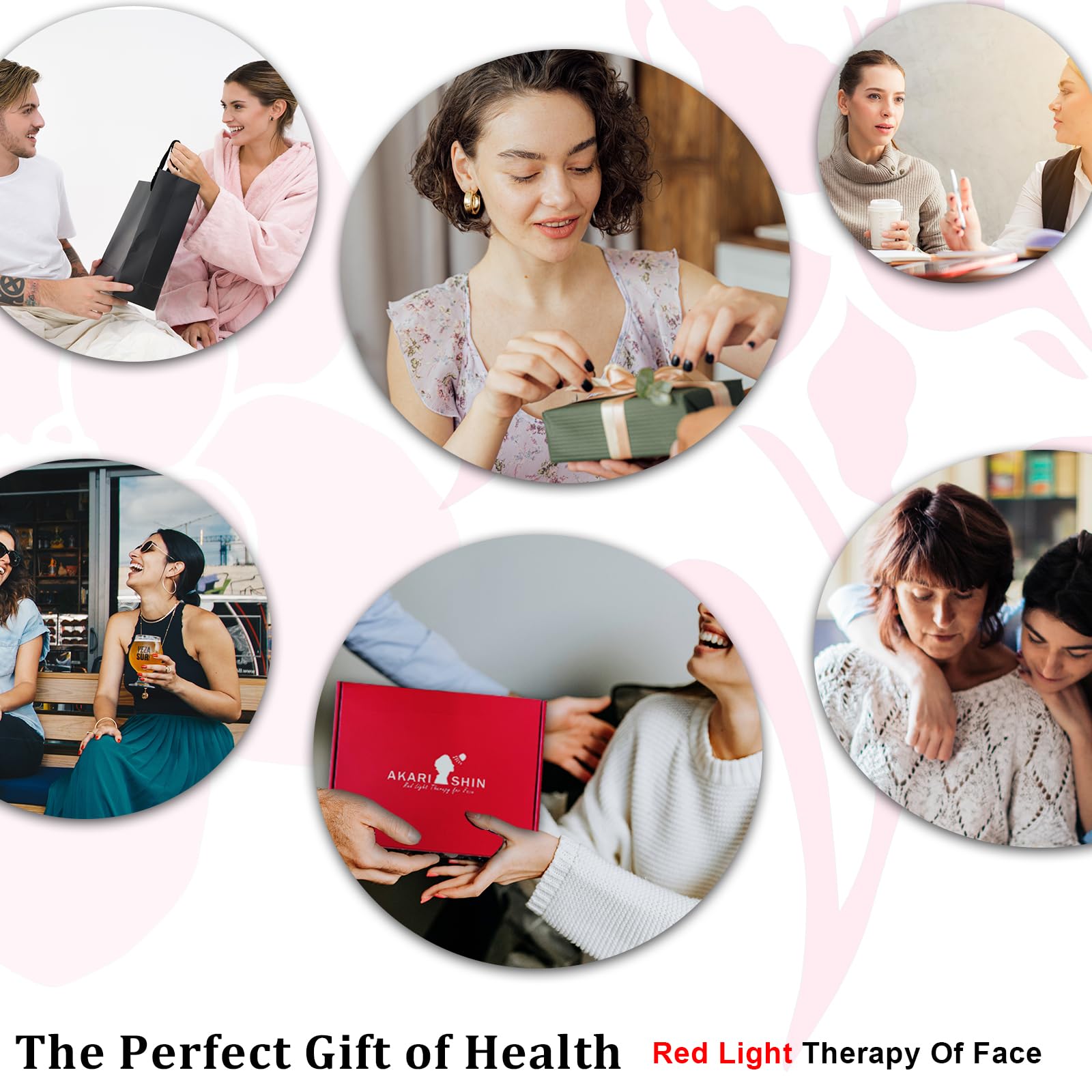 Akarishin Red Light Therapy Lamp - Boost Skin Vitality and Ease Muscle Soreness with Adjustable Stand - AB Mystery