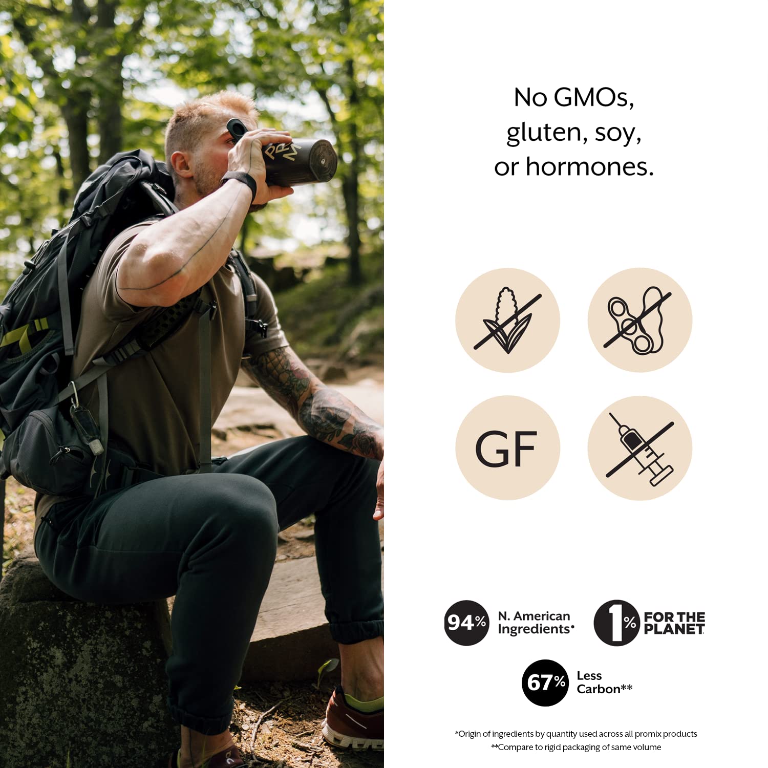 Promix Whey Protein Powder, Peanut Butter - 2.5lb Bulk - Grass-Fed & 100% All Natural - AB Mystery