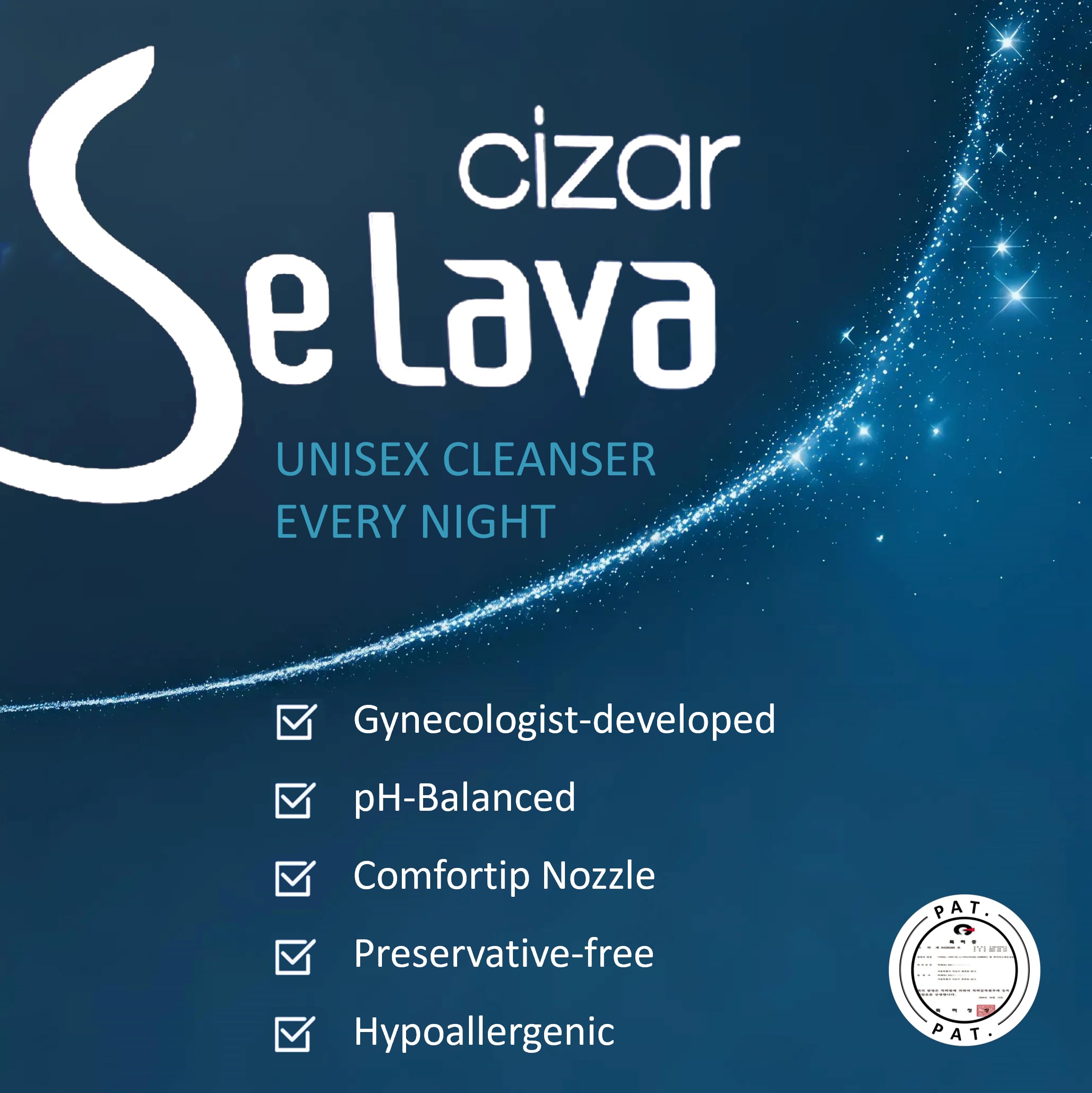 Cizar - Selava, Feminine Wash 15ml 7ea, Gynecologists Developed, Preservative-Free - AB Mystery