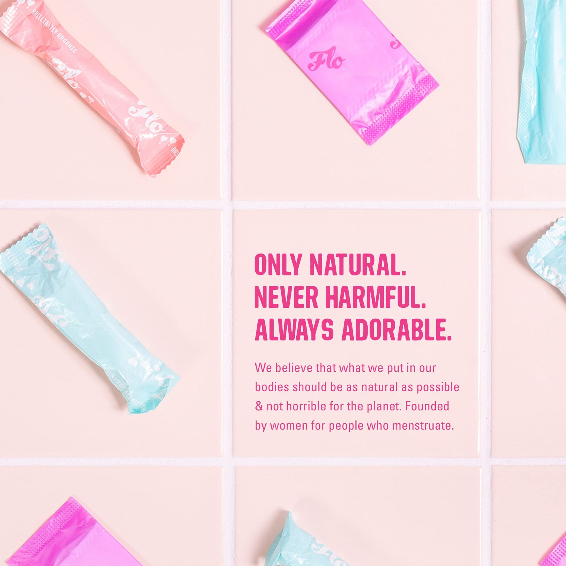 FLO - Organic Bamboo Daily Panty Liners, Plant-Based Cotton, Biodegradable - AB Mystery