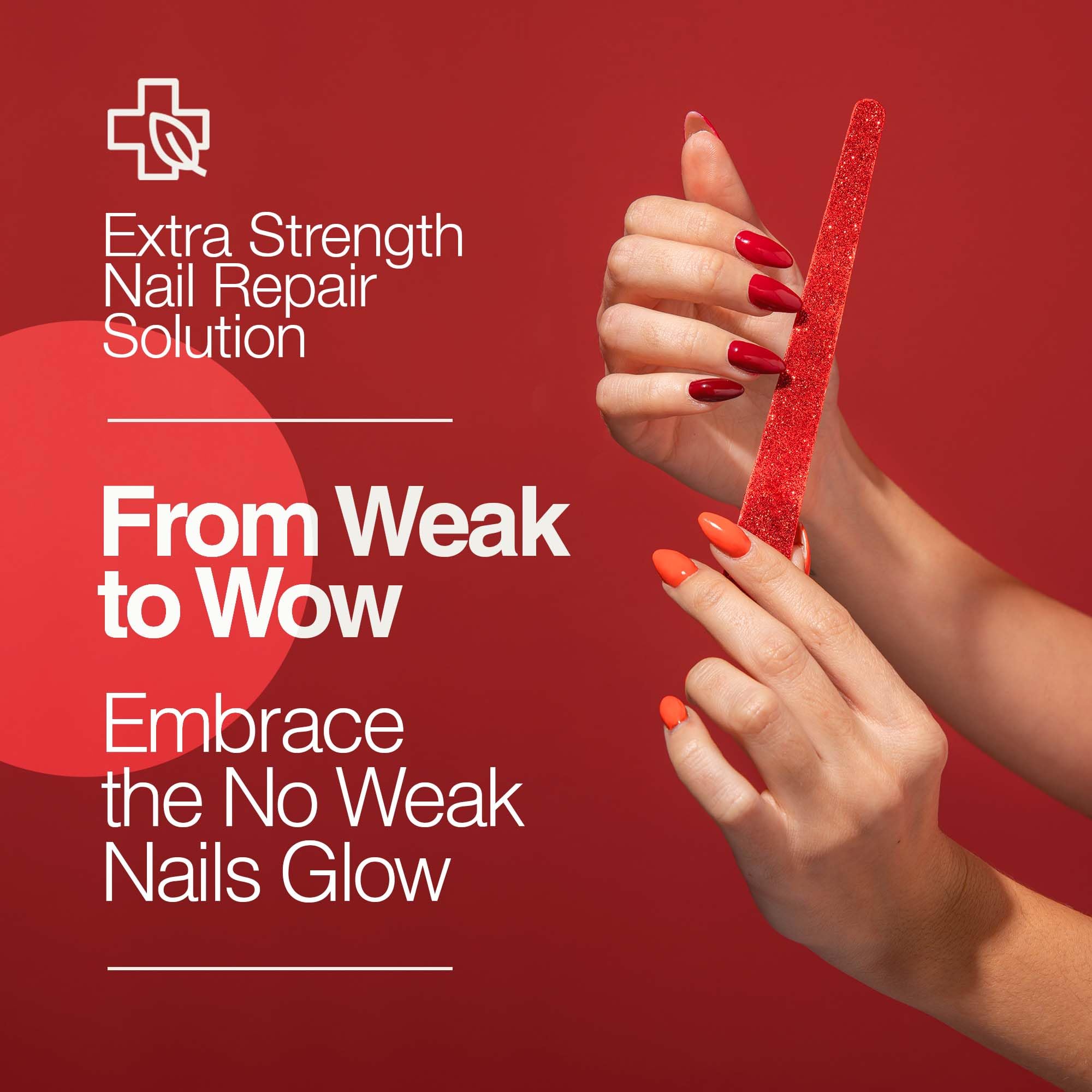 Nail Care Treatment | Weak and Damaged Nails Prevention, Extra Strength Nail Repair Solution, Healthy Nails - AB Mystery