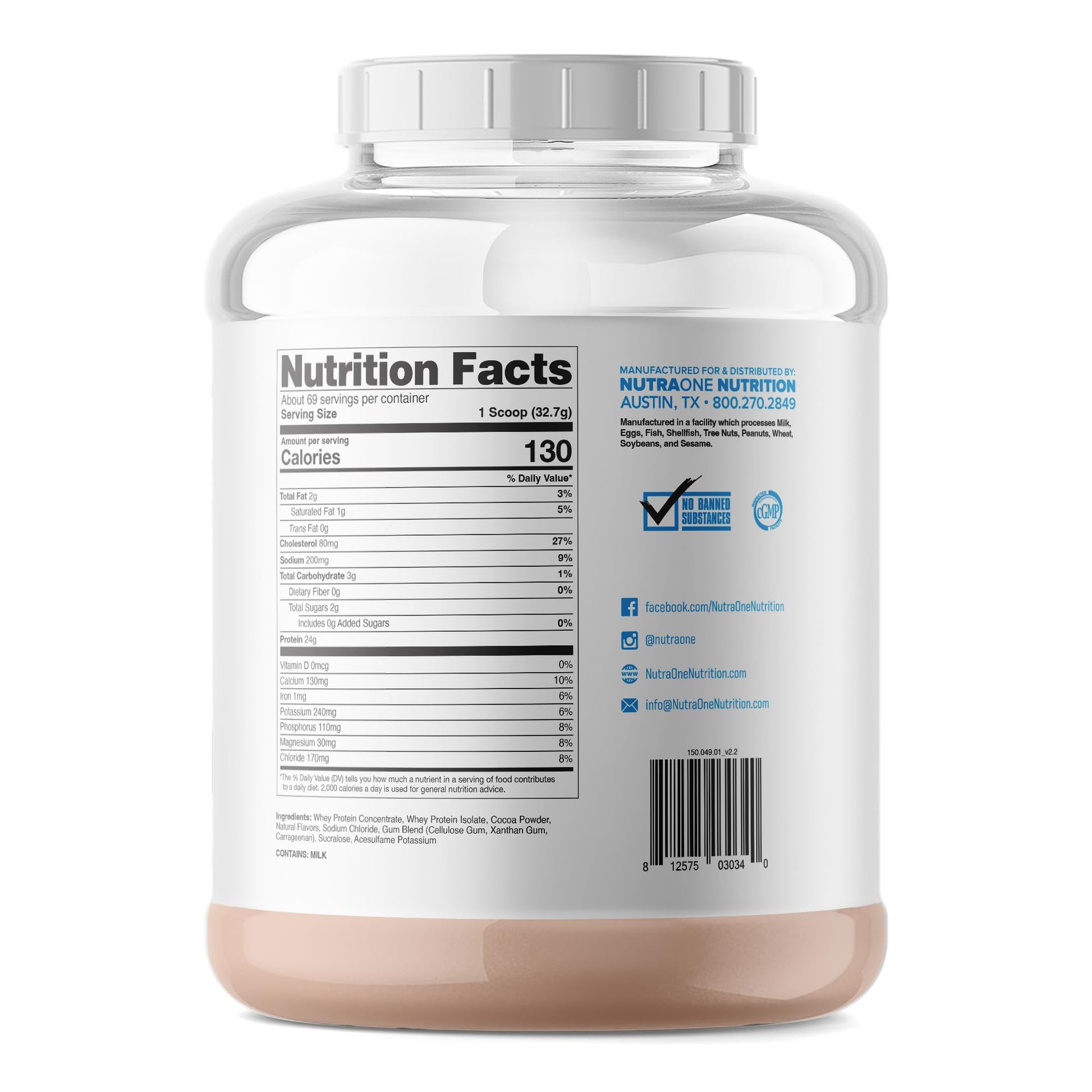 ProteinOne Whey Protein by NutraOne —Promote Recovery and Build Muscle - AB Mystery