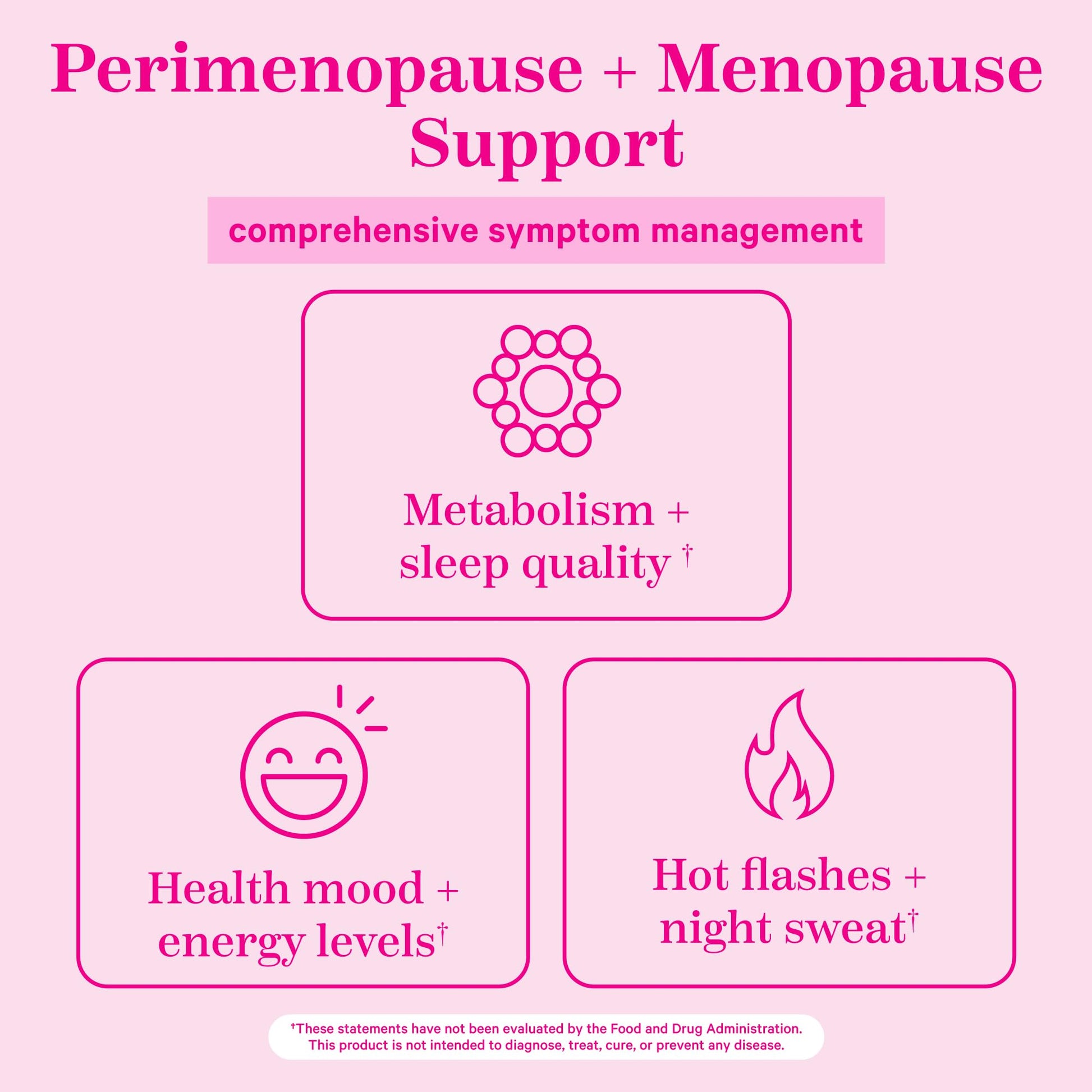 Pink Stork Menopause Supplements for Women - 9 Clinically-Studied Herbs for Perimenopause - AB Mystery