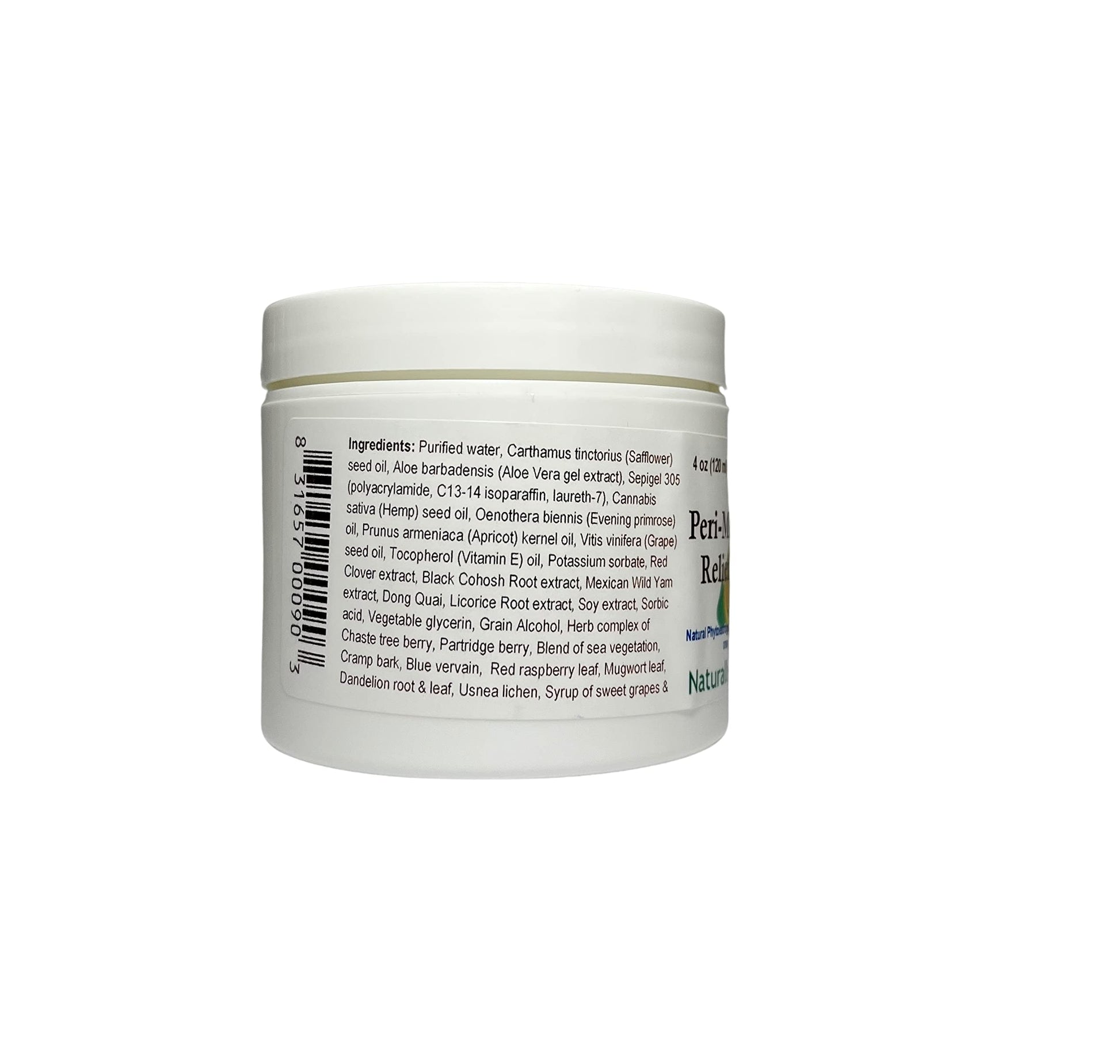 Peri-Menopause Cream 4 oz. Jar - AB Mystery