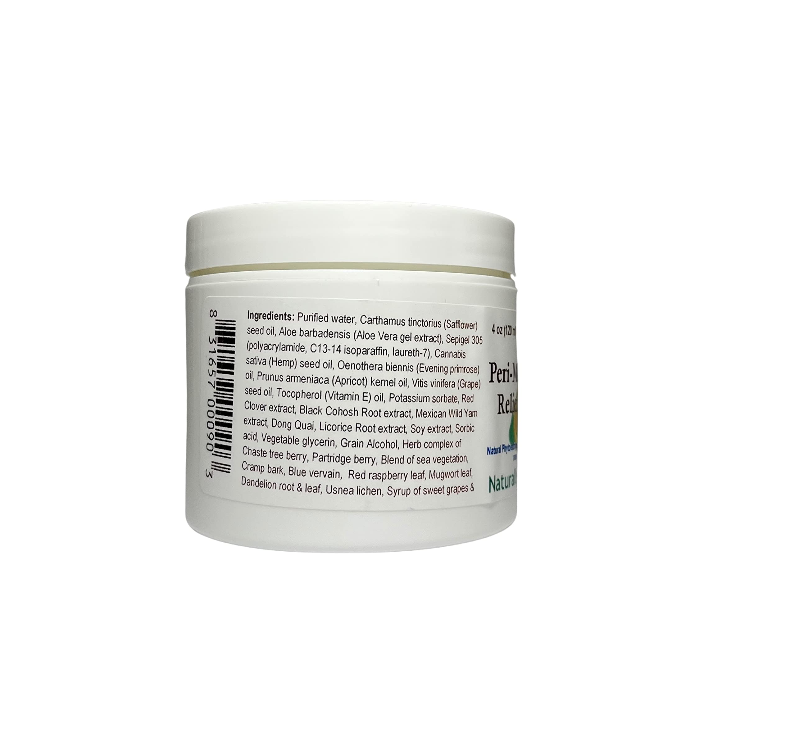 Peri-Menopause Cream 4 oz. Jar - AB Mystery